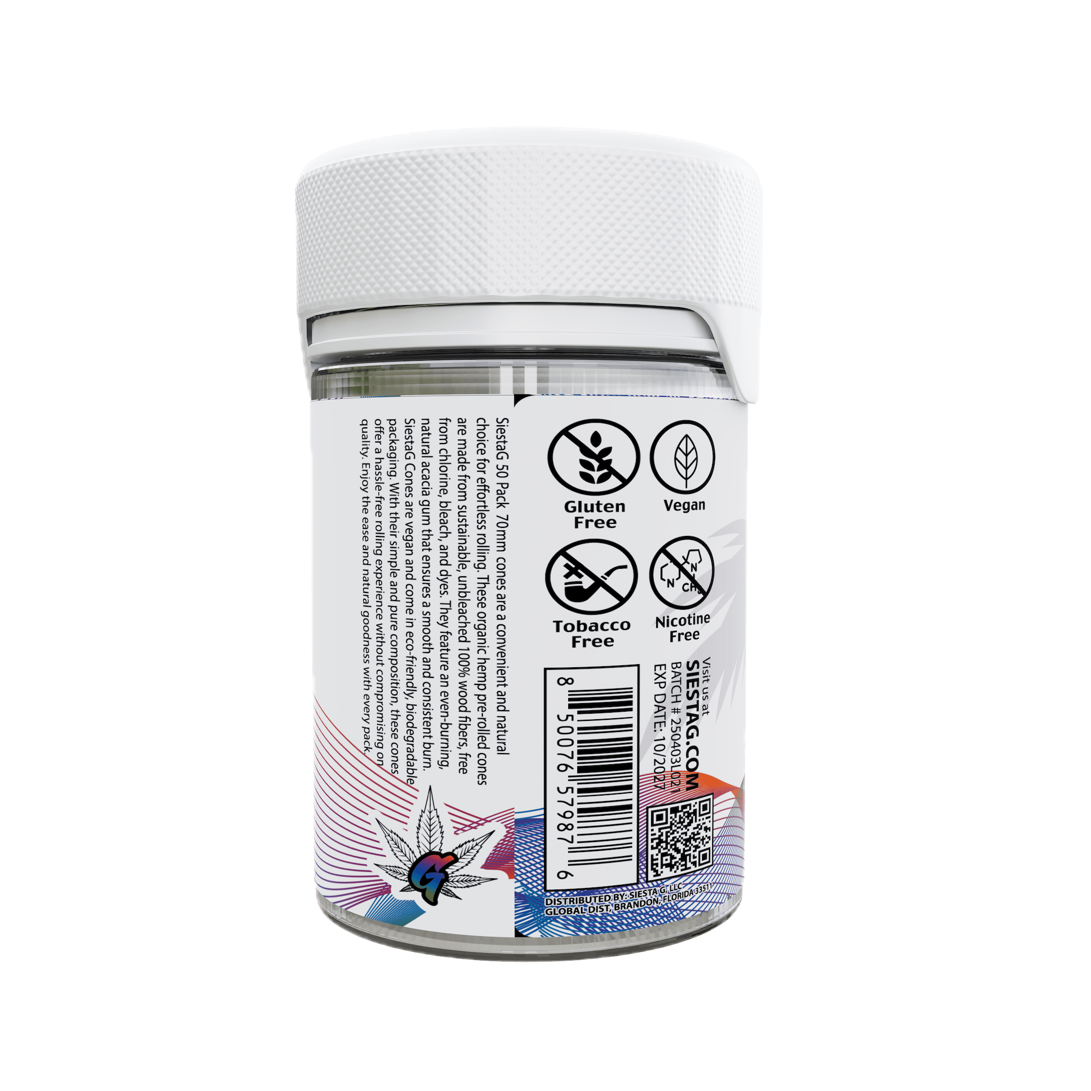 Organic Hemp Pre-Roll Cones Dog Walkers (50CT)