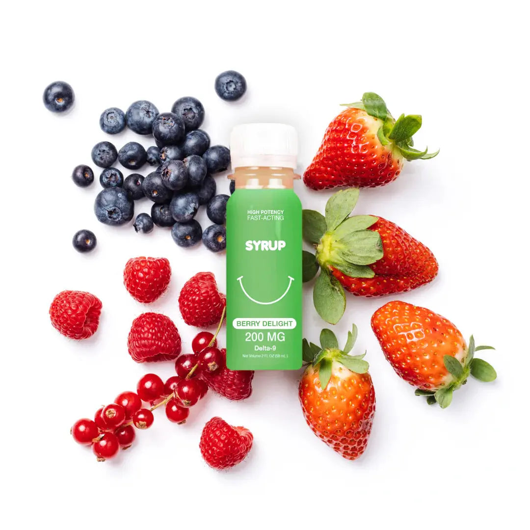 Delta 9 Syrup Berry Delight Delta 9 Syrup QWIN Siesta-G