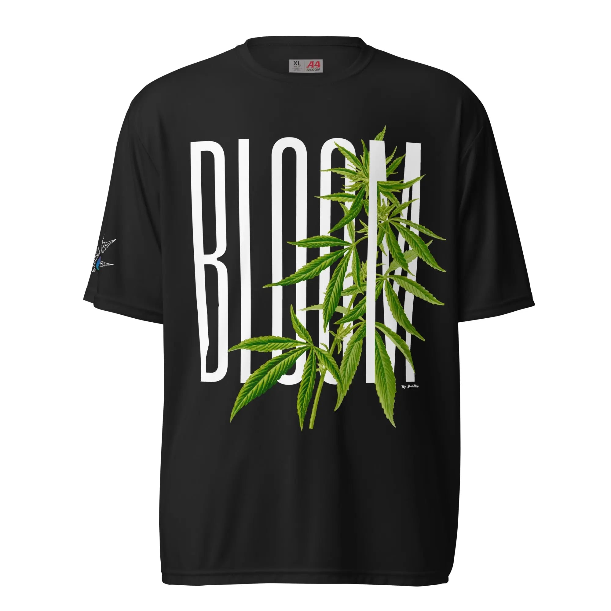 Bloom Performance Crew Neck Tee Siesta G Siesta G Dispensary Black-4XL