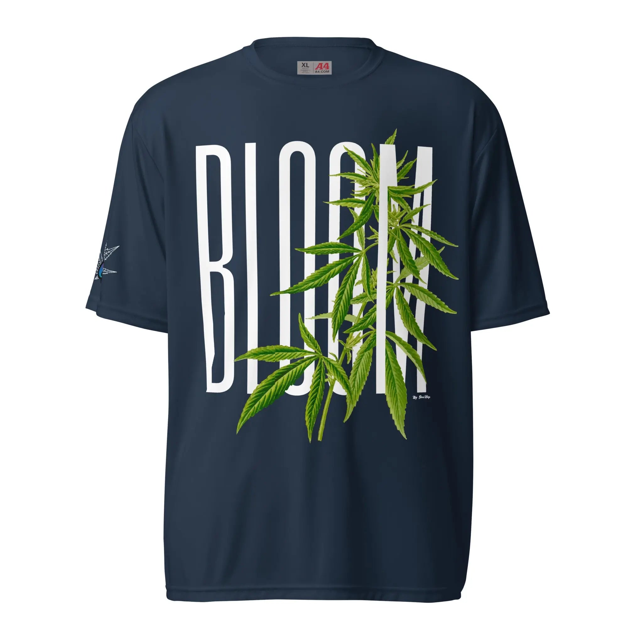 Bloom Performance Crew Neck Tee Siesta G Siesta G Dispensary Navy-4XL