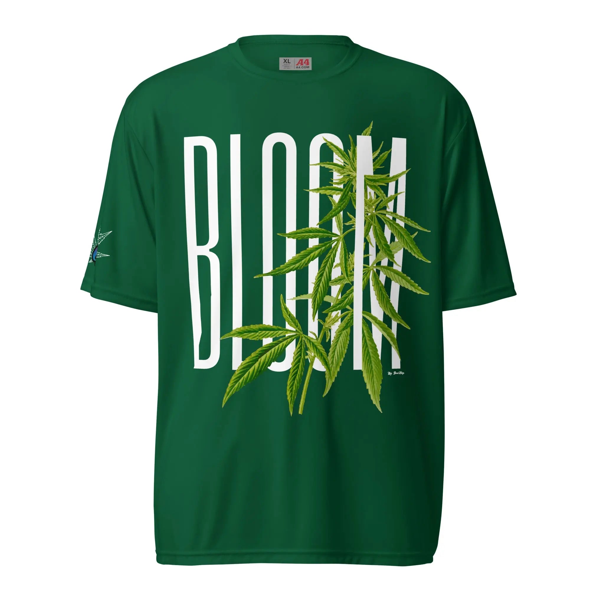 Bloom Performance Crew Neck Tee Siesta G Siesta G Dispensary Forest-Green-4XL