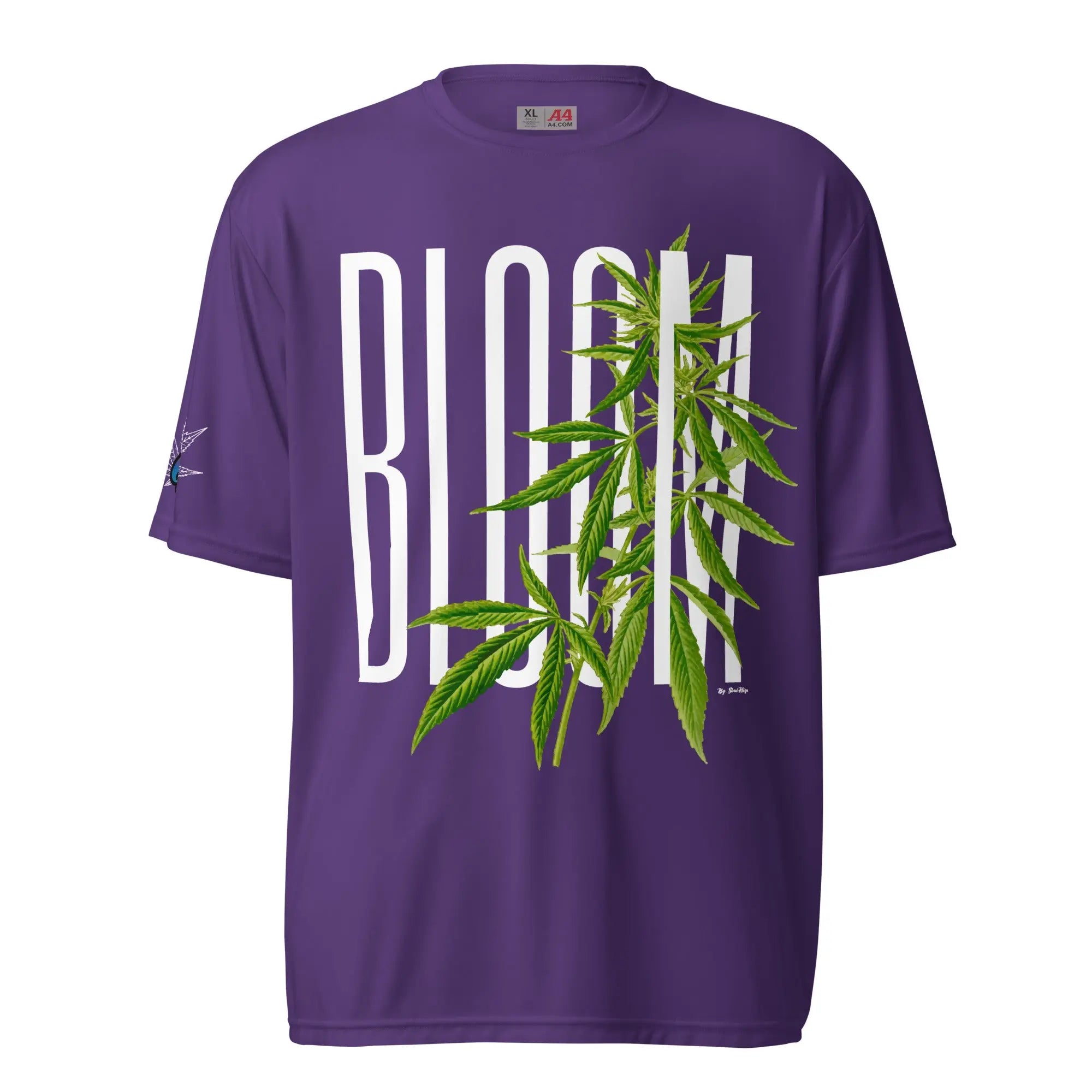 Bloom Performance Crew Neck Tee Siesta G Siesta G Dispensary Purple-4XL