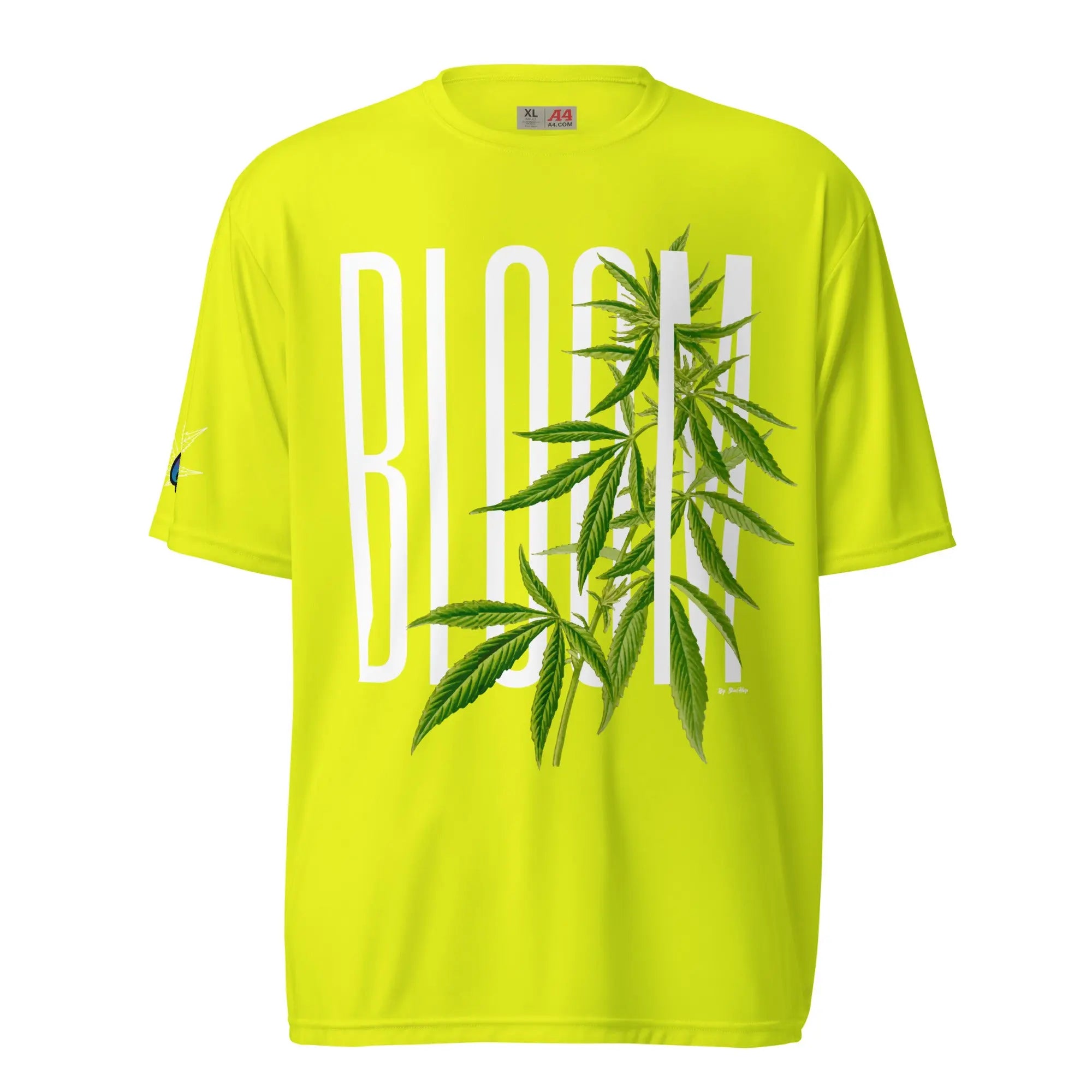 Bloom Performance Crew Neck Tee Siesta G Siesta G Dispensary Safety-Yellow-4XL