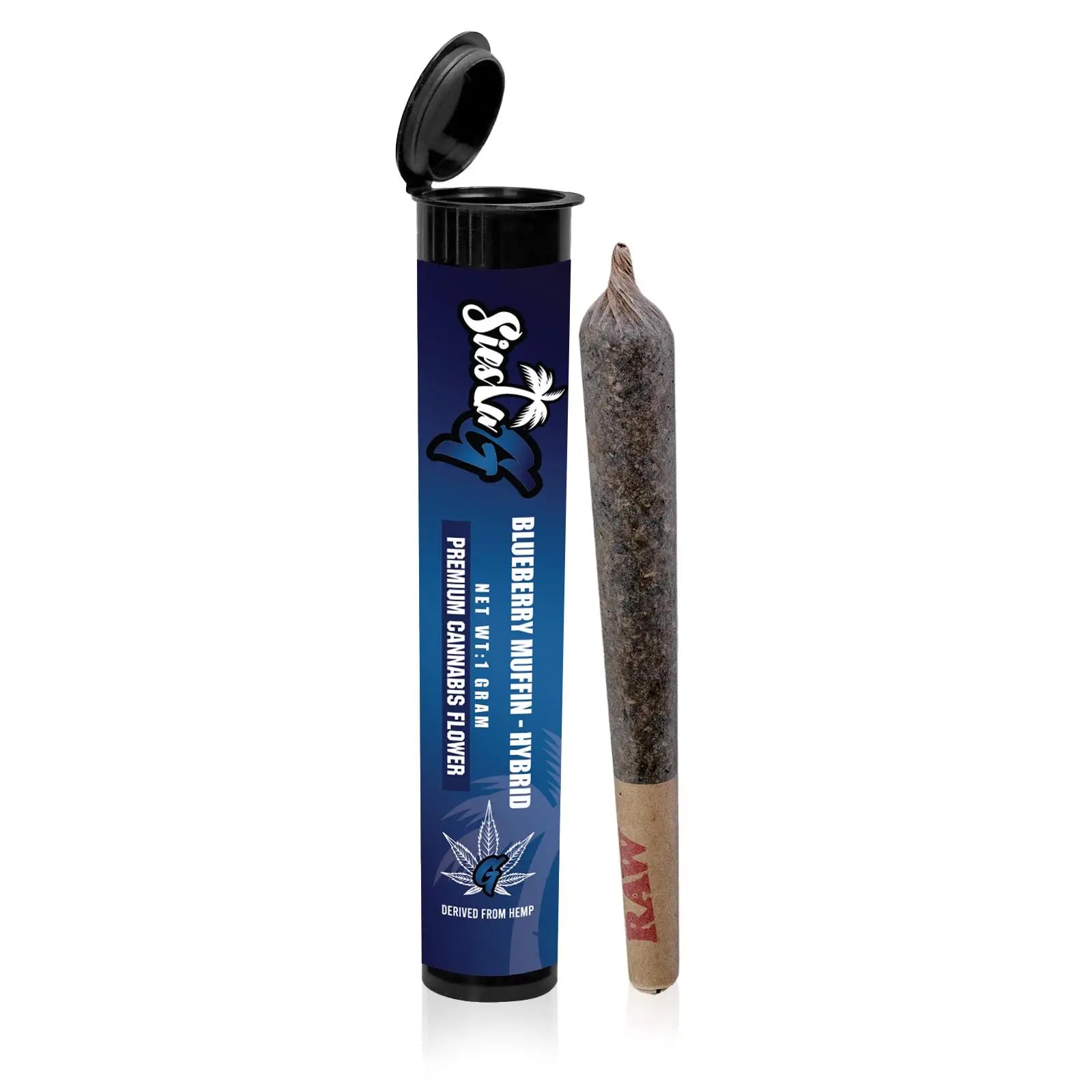Premium Flower Blueberry Muffin Hybrid Pre-roll Siesta G Dispensary Siesta G Dispensary