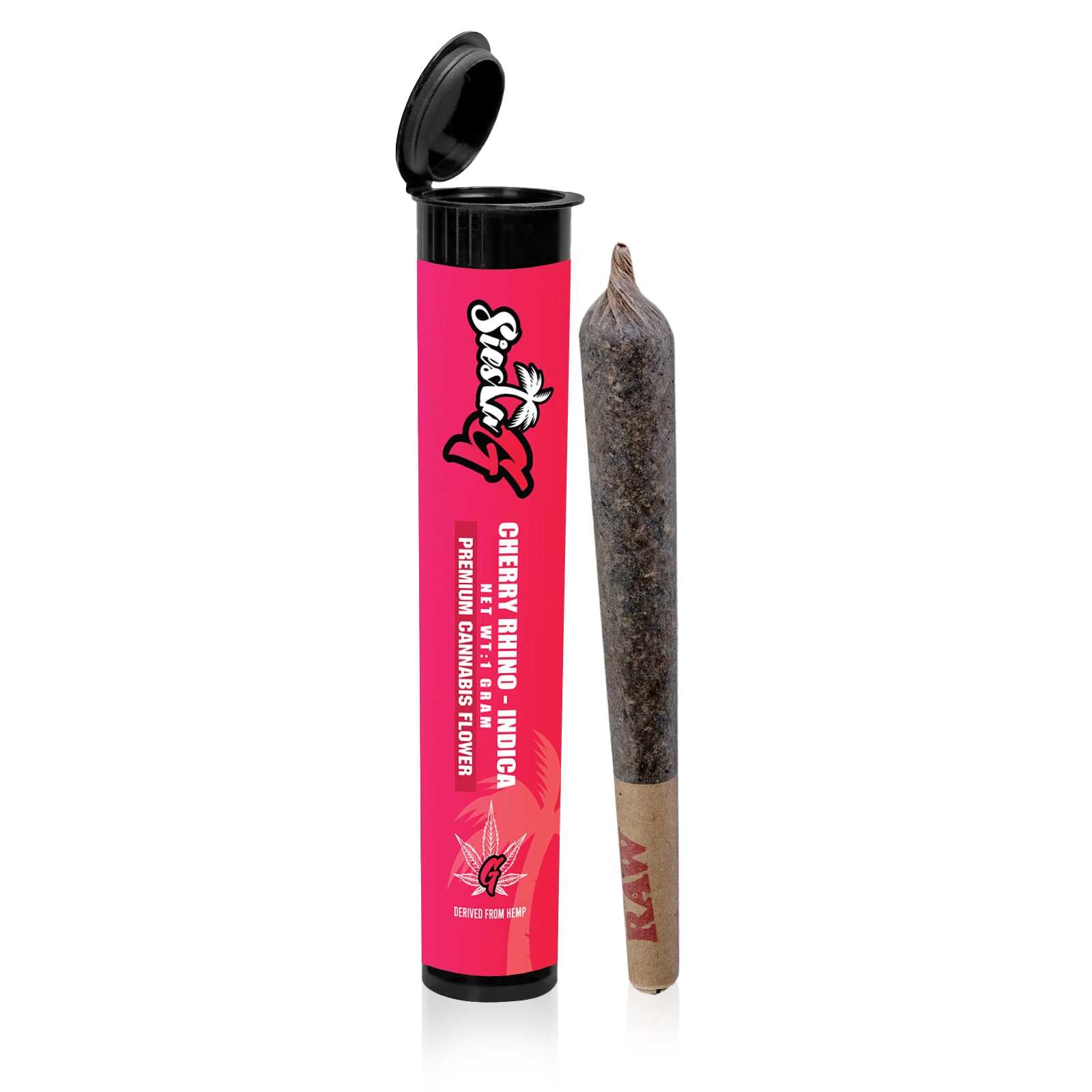 Premium Flower Cherry Rhino THC Pre-roll Siesta G Dispensary Siesta-G