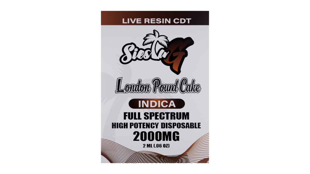 Siesta G 2G - London Pound Cake (Indica)