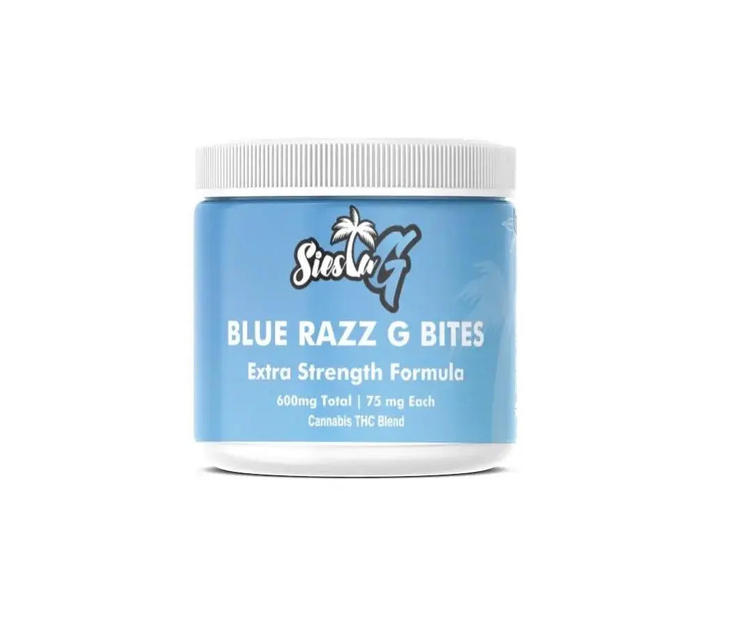 THC G Bites G Bites 600mg Cannabis THC Blend – Bluerazz Siesta-G Siesta G Dispensary
