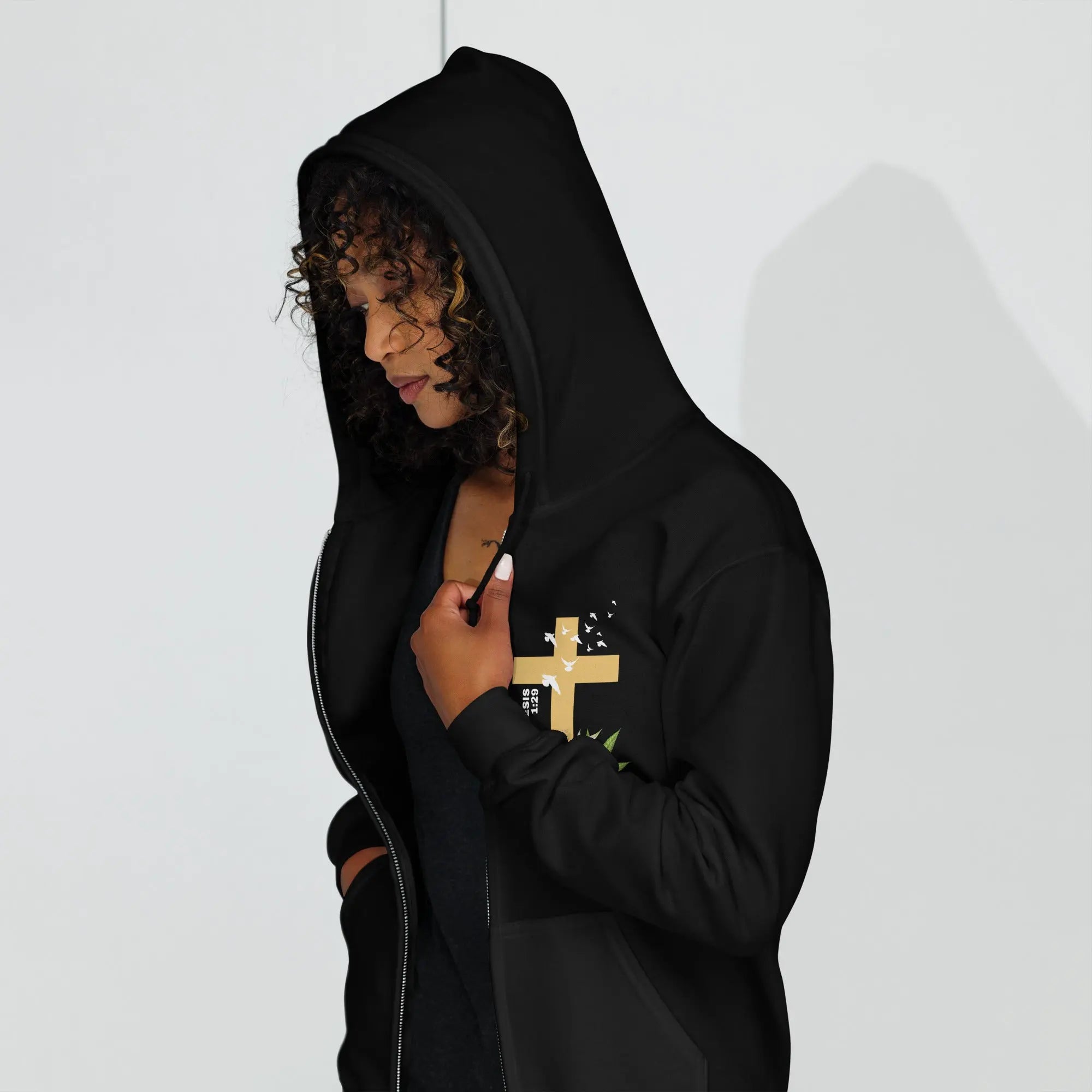 Genesis 1:29 Unisex Zipper Hoodie Siesta G Dispensary Siesta-G