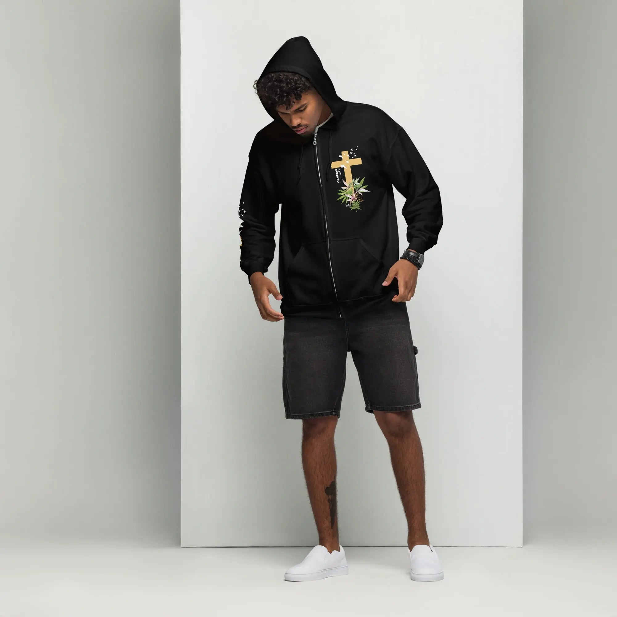 Genesis 1:29 Unisex Zipper Hoodie Siesta G Dispensary Siesta-G