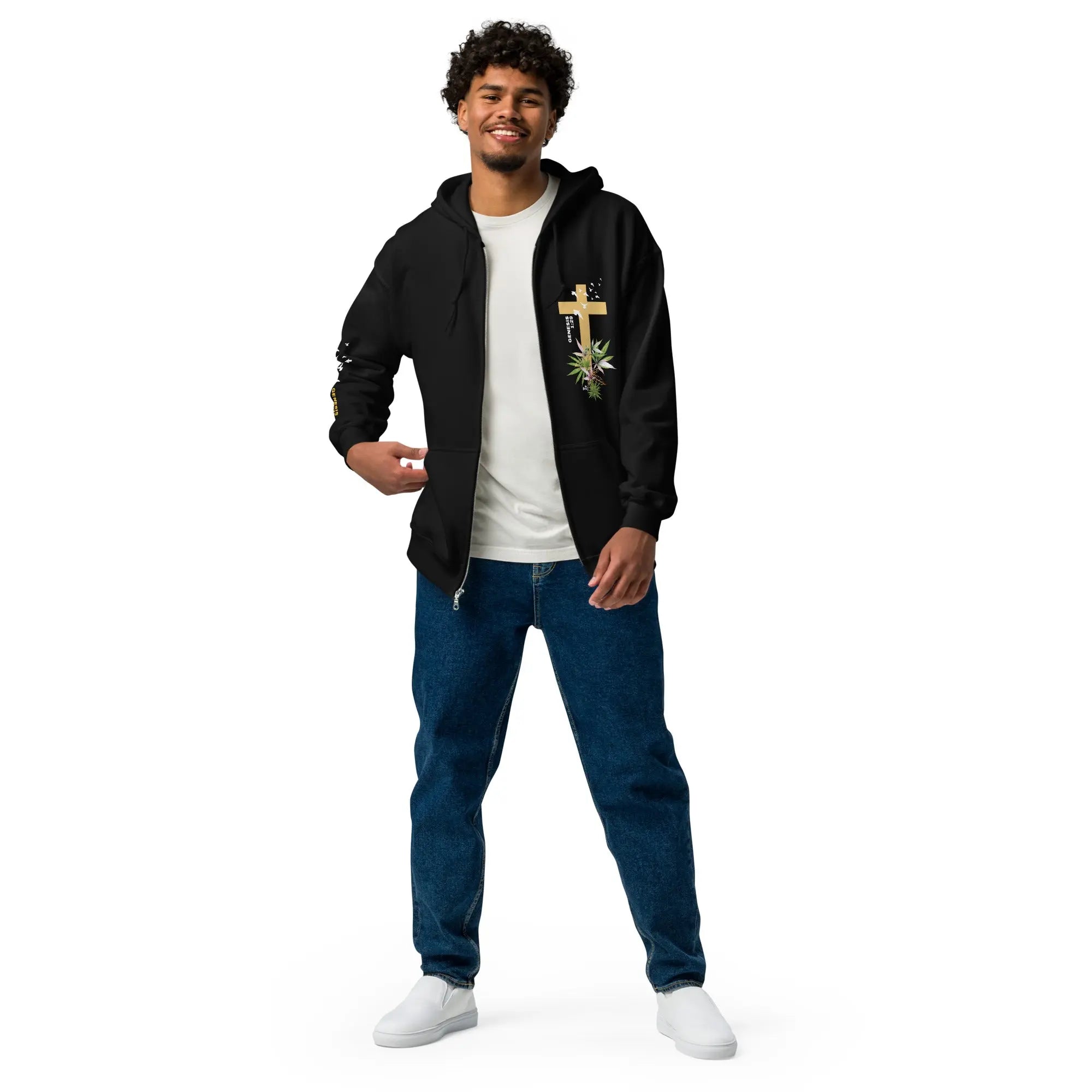 Genesis 1:29 Unisex Zipper Hoodie Siesta G Dispensary Siesta-G