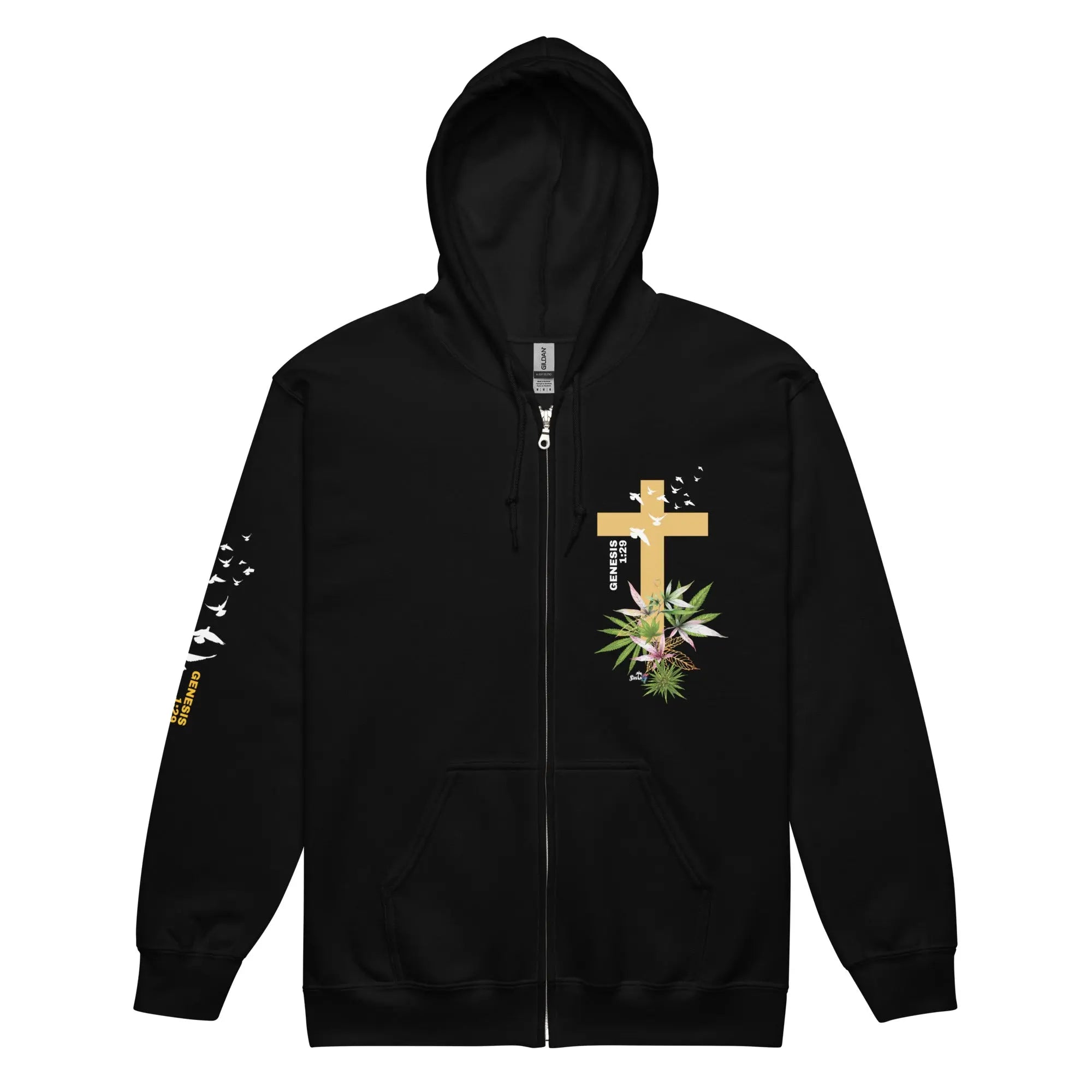 Genesis 1:29 Unisex Zipper Hoodie Siesta G Dispensary Siesta-G