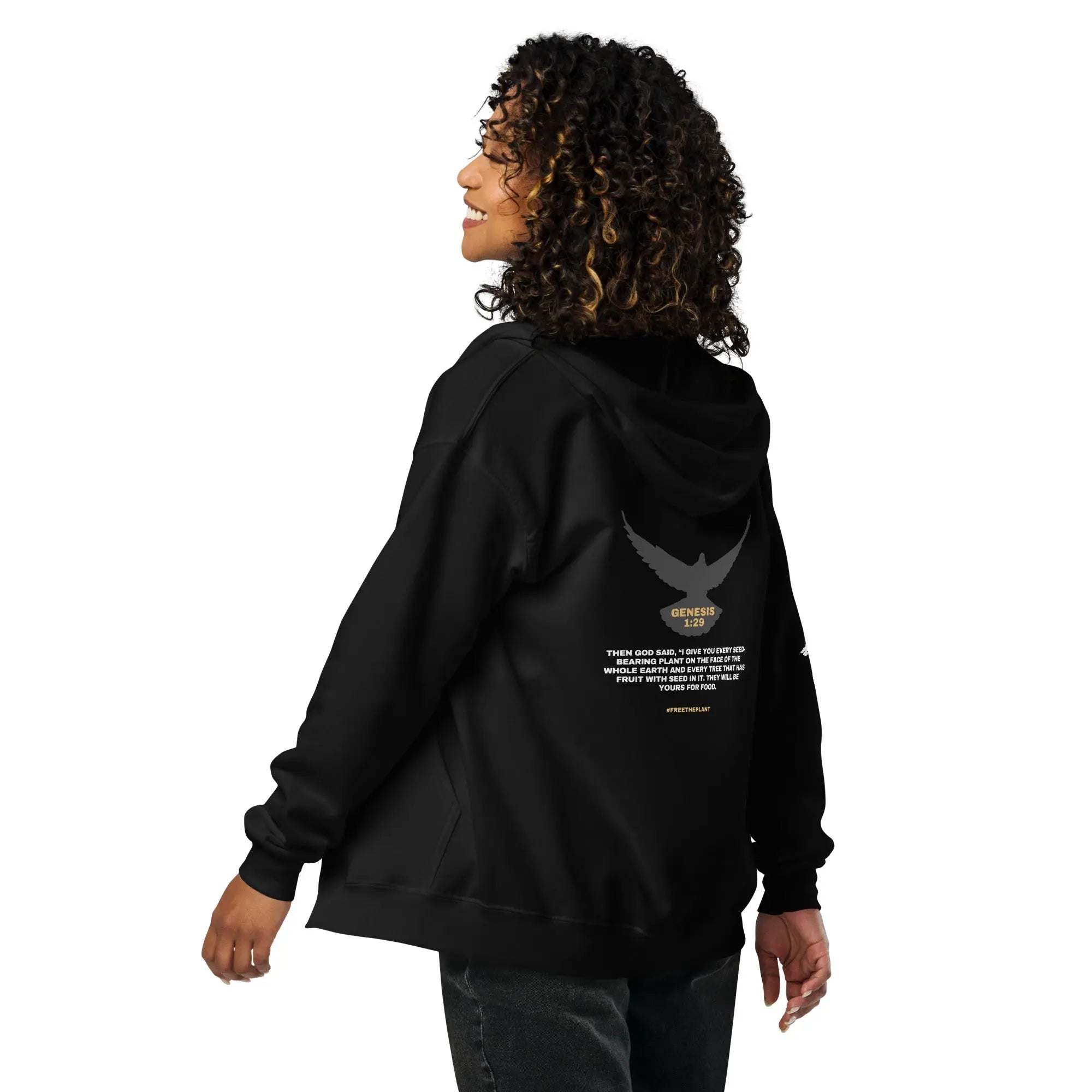 Genesis 1:29 Unisex Zipper Hoodie Siesta G Dispensary Siesta-G