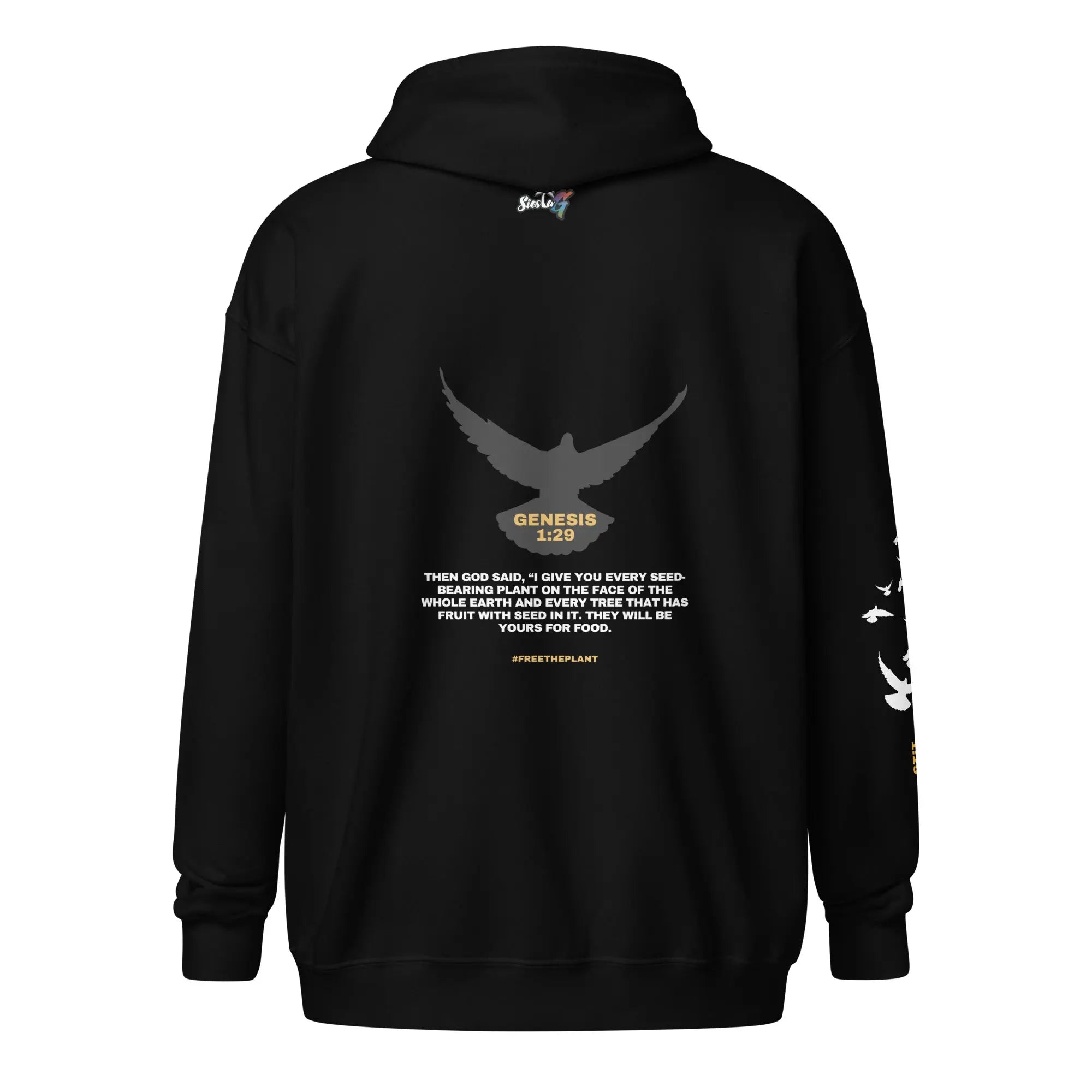 Genesis 1:29 Unisex Zipper Hoodie Siesta G Dispensary Siesta-G