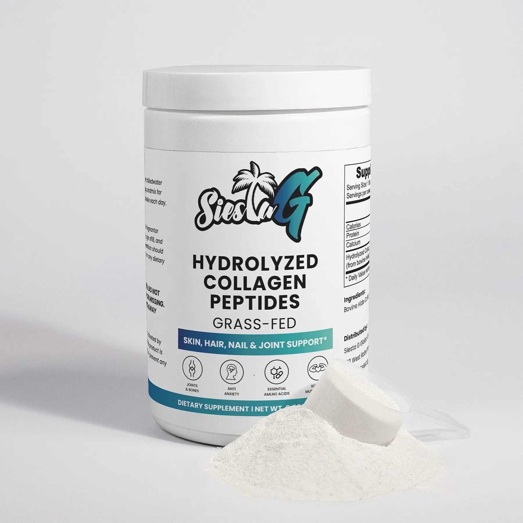 Proteins & Blends Grass-Fed Hydrolyzed Collagen Peptides Siesta G Siesta G Dispensary