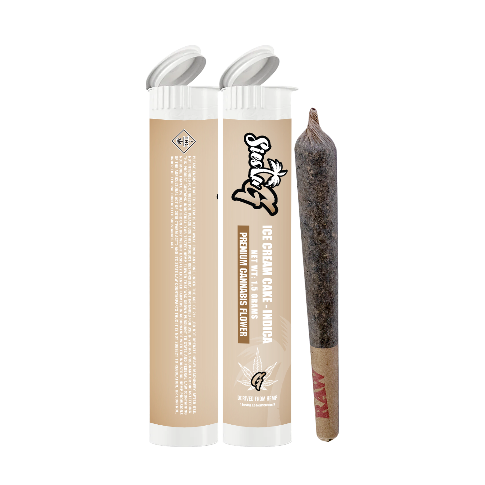 Hemp Pre Rolls Ice Cream Cake Indica Pre-Roll Siesta G Siesta G Dispensary