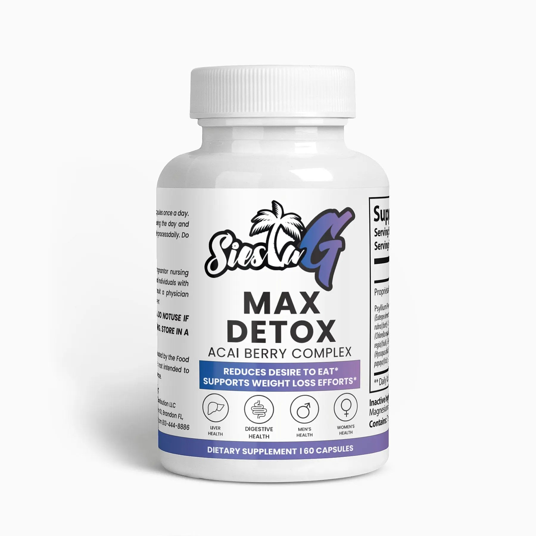 Natural Extracts Max Detox (Acai Natural Detox) Siesta G Siesta G Dispensary
