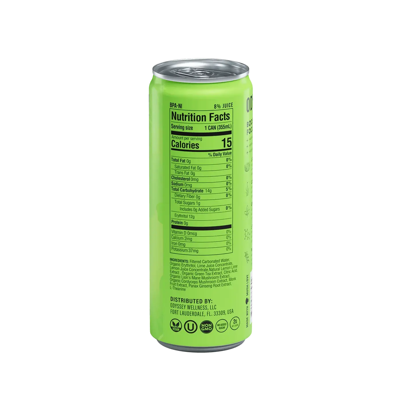 Mushroom Drink Odyssey Elixir 222 Energy Drink - High Caffeine Siesta G Dispensary Siesta-G