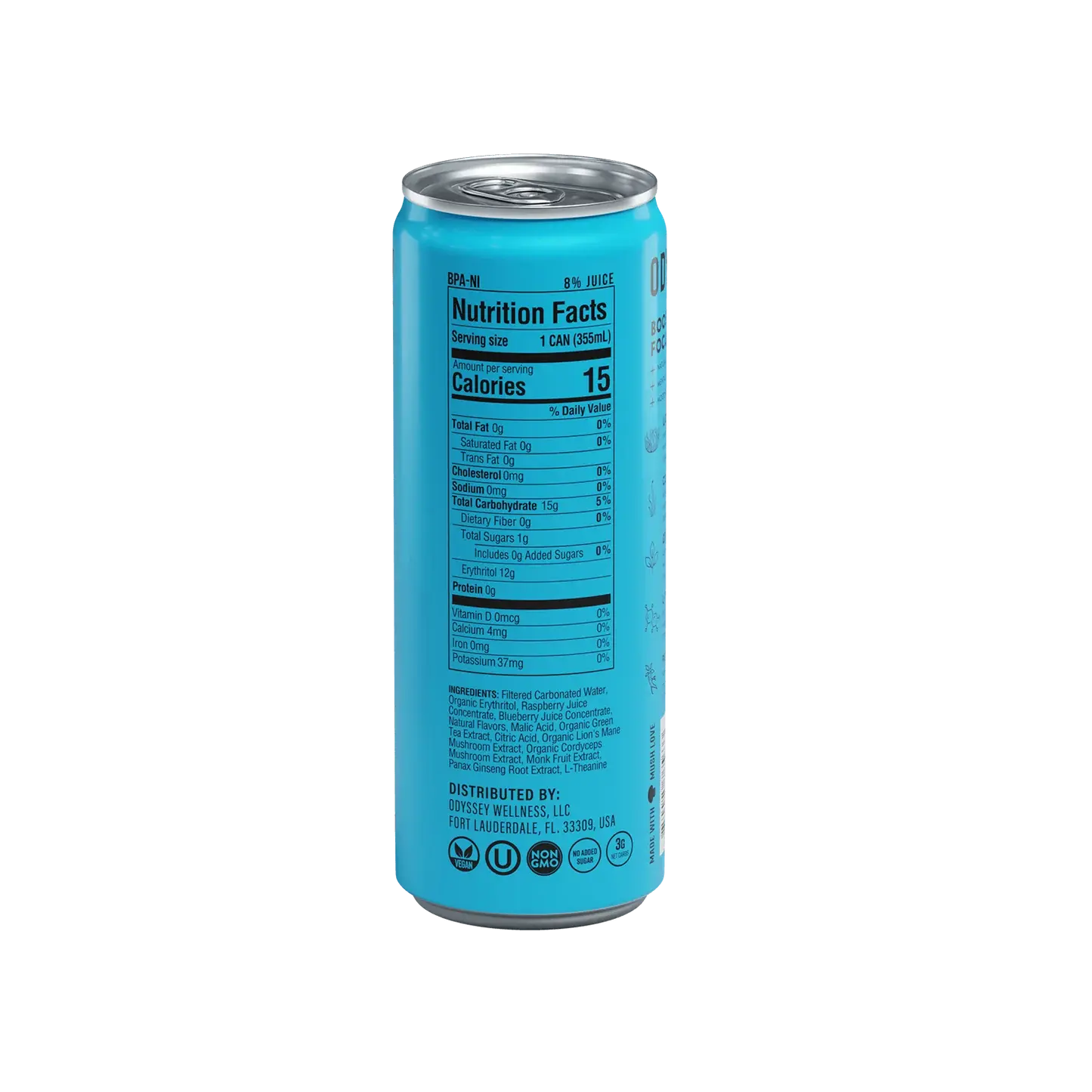 Mushroom Drink Odyssey Elixir 222 Energy Drink - High Caffeine Siesta G Dispensary Siesta-G