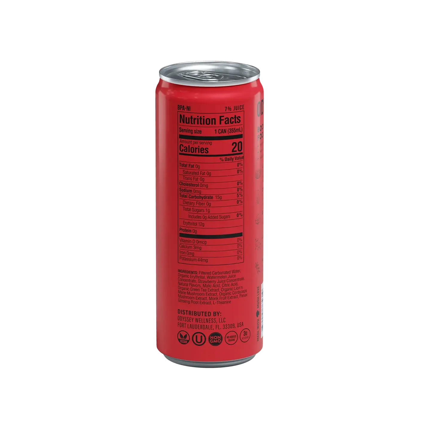 Mushroom Drink Odyssey Elixir 222 Energy Drink - High Caffeine Siesta G Dispensary Siesta-G