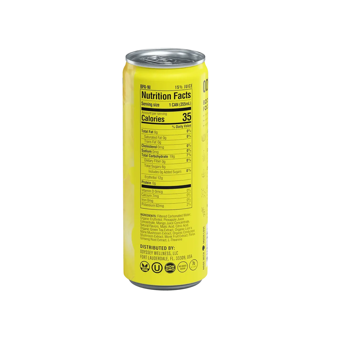 Mushroom Drink Odyssey Elixir 222 Energy Drink - High Caffeine Siesta G Dispensary Siesta-G