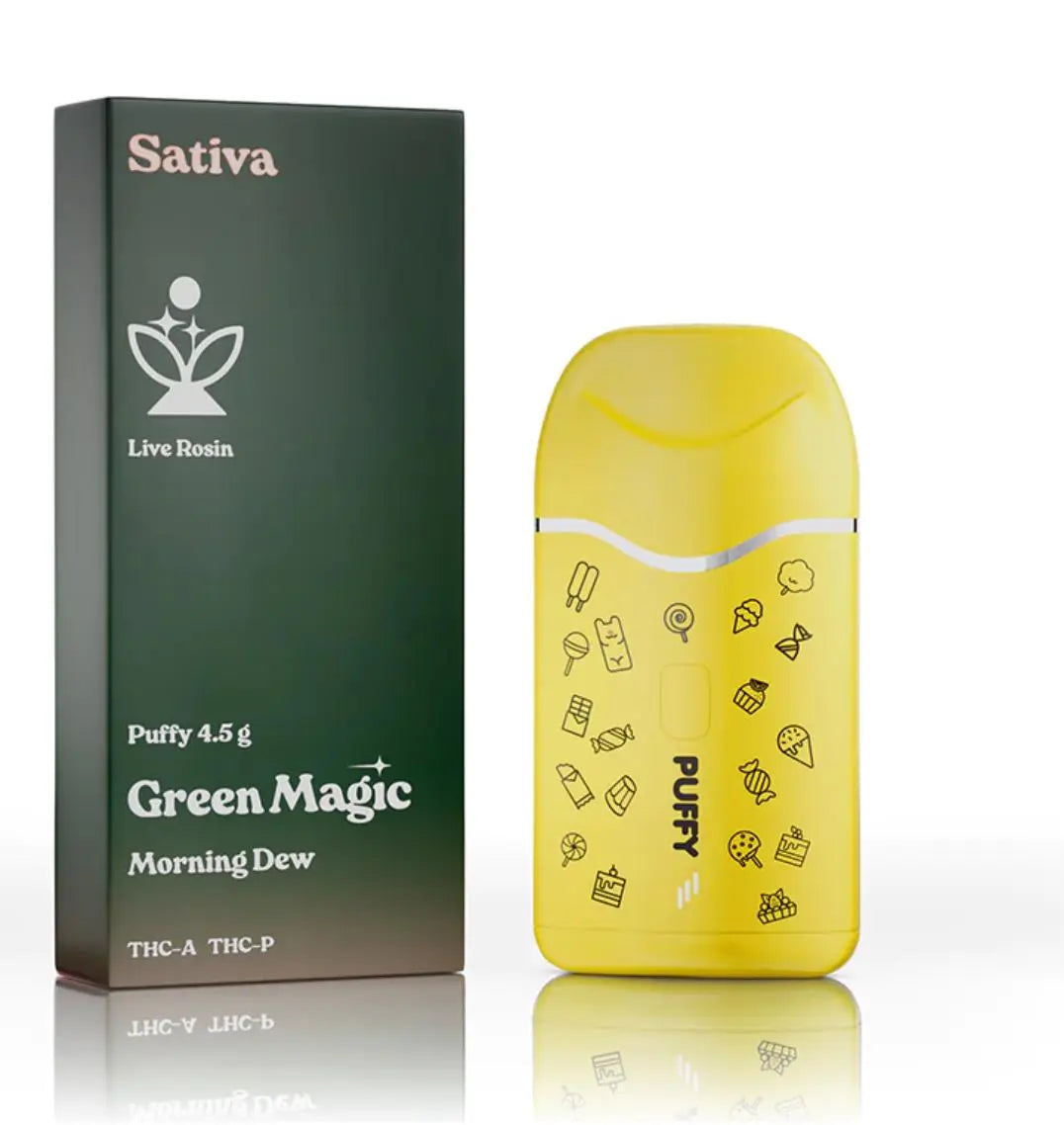 PUFFY 4.5G - Morning Dew - (Green Magic) Sativa Siesta G Siesta G Dispensary
