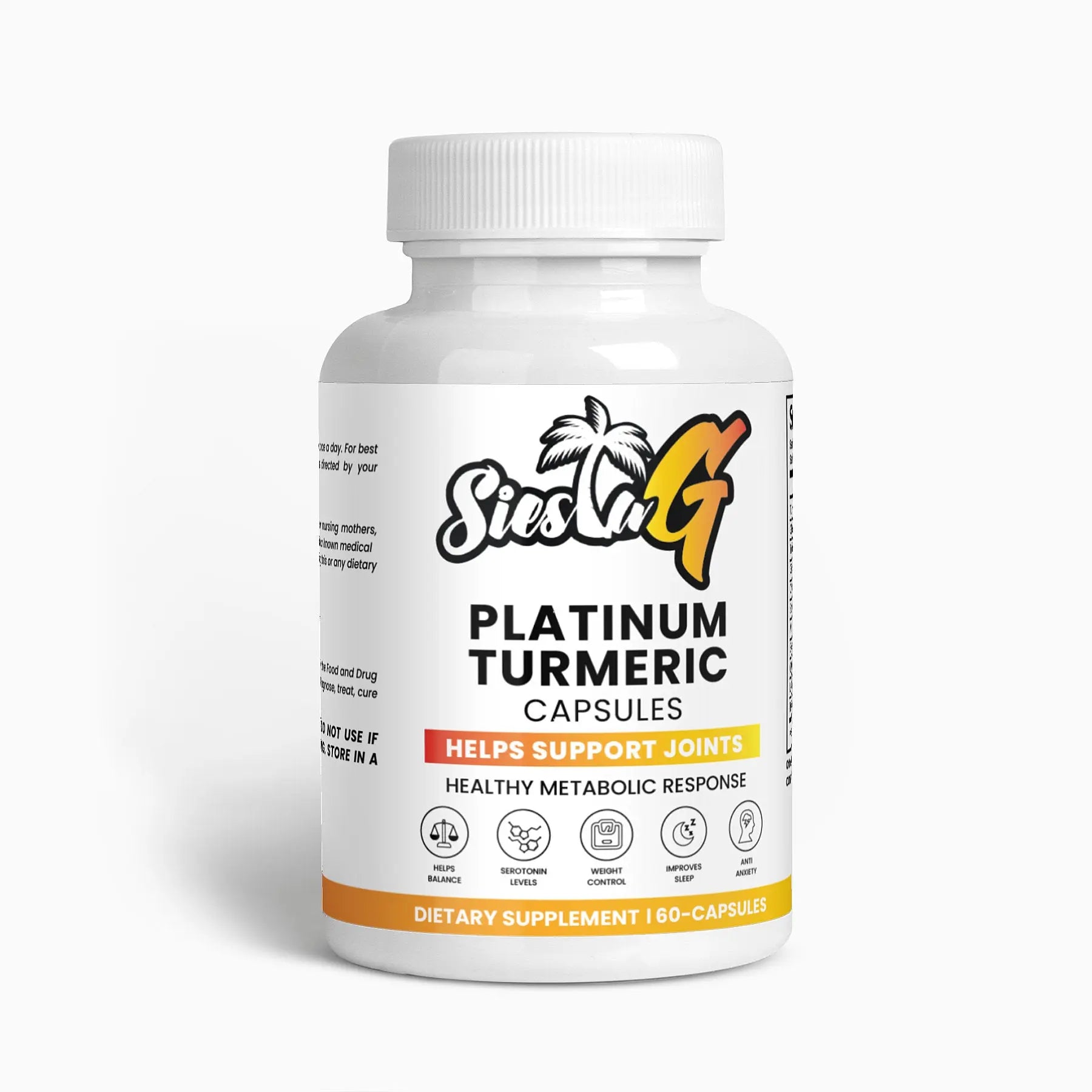 Natural Extracts Platinum Turmeric + Black Pepper Extra Strength Siesta G Siesta G Dispensary