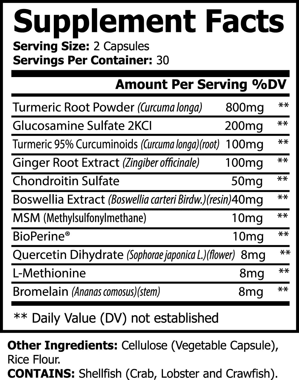 Natural Extracts Platinum Turmeric + Black Pepper Extra Strength Siesta G Siesta G Dispensary