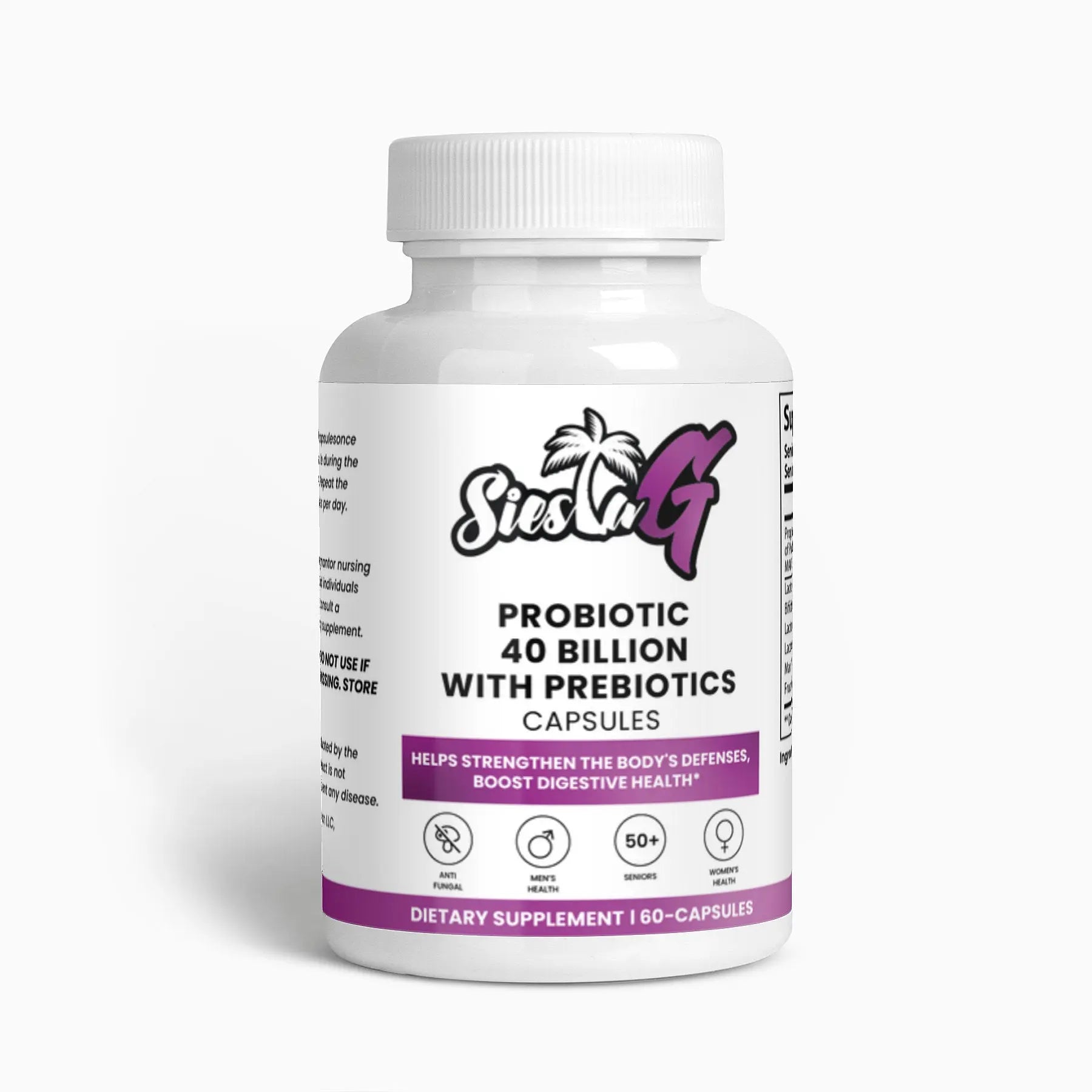 Specialty Supplements Probiotic 40 Billion with Prebiotics Siesta G Siesta G Dispensary