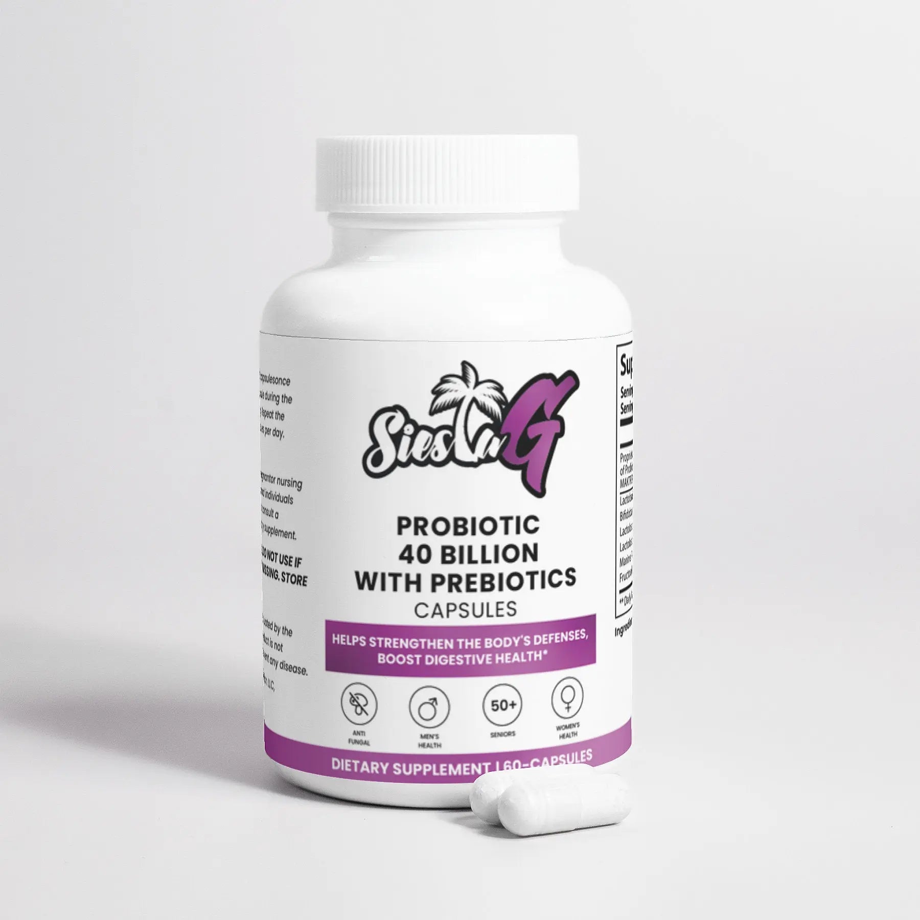 Specialty Supplements Probiotic 40 Billion with Prebiotics Siesta G Siesta G Dispensary