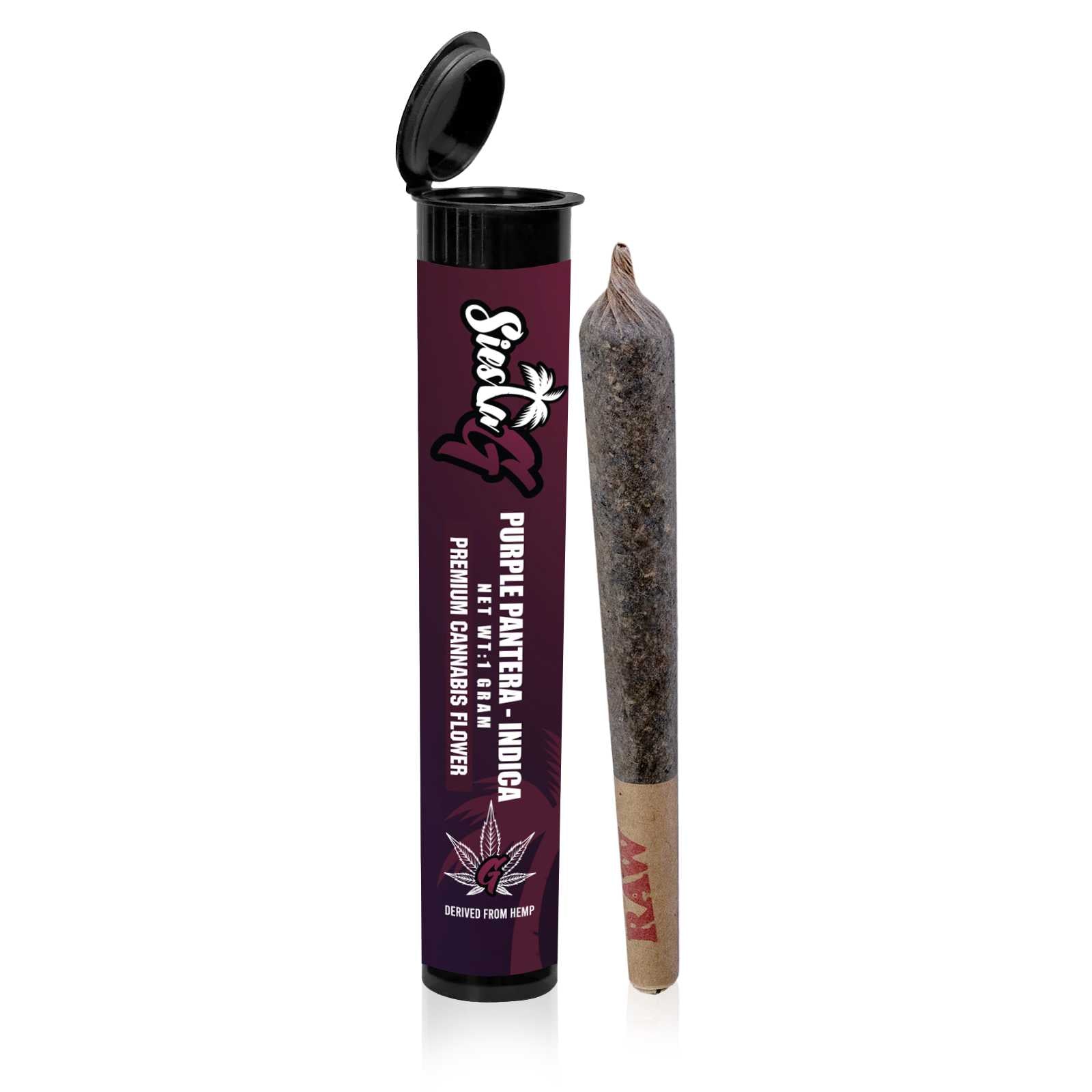 Premium Flower Purple Pantera THC Pre-roll Siesta G Dispensary Siesta-G