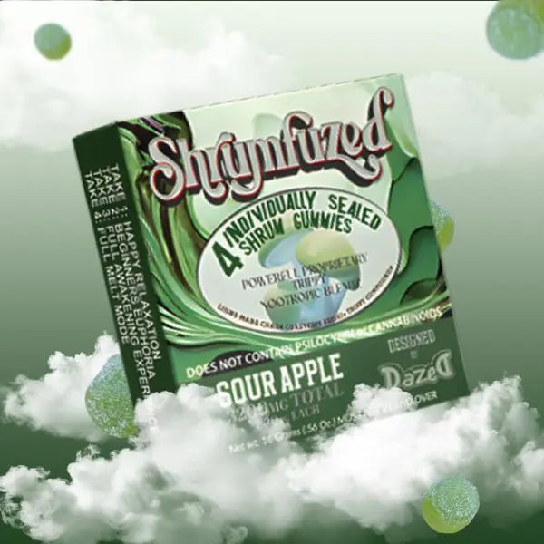 Shrumfuzed Mushroom Edibles Siesta G Siesta G Dispensary 4-Pack-3200Mg-Sour-Apple