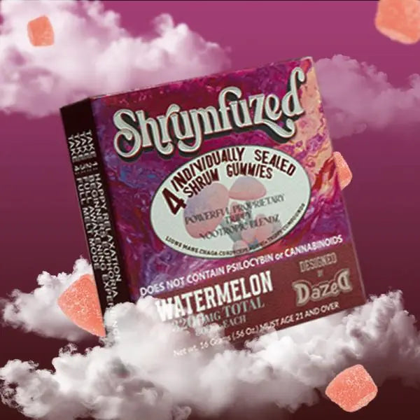 Shrumfuzed Mushroom Edibles Siesta G Siesta G Dispensary 4-Pack-3200Mg-Watermelon