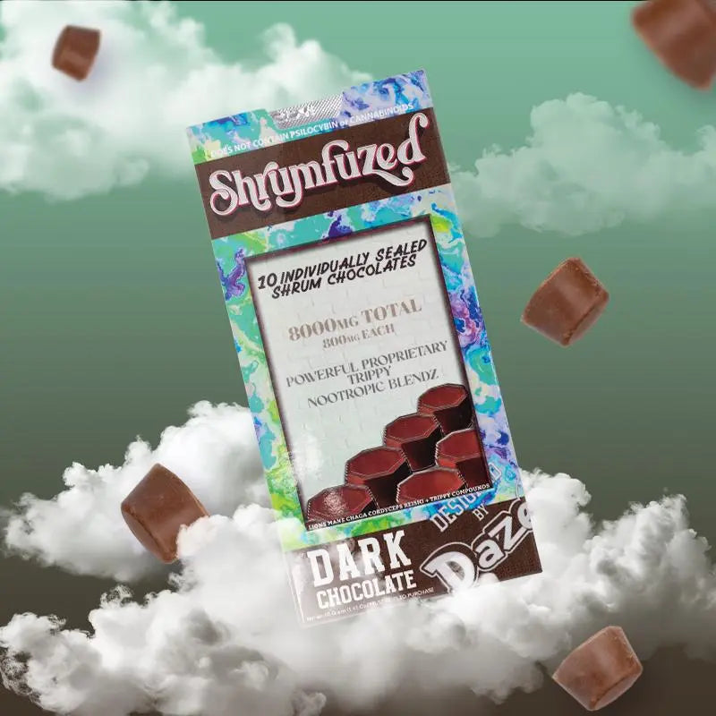 Shrumfuzed Mushroom Edibles Siesta G Siesta G Dispensary 10-Pack-8000MG-Dark-Chocolate