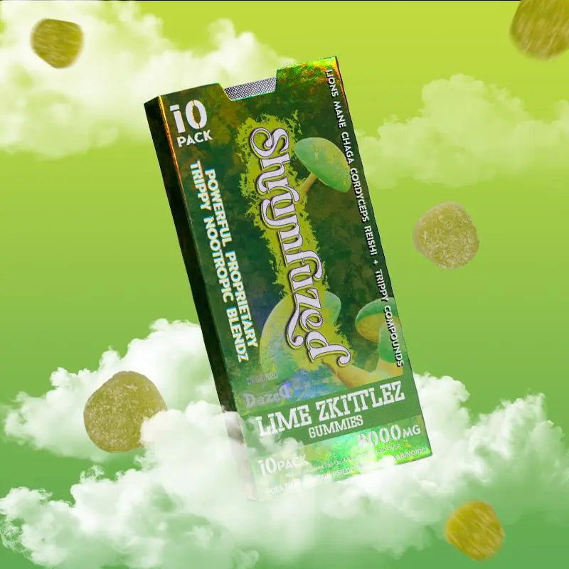Shrumfuzed Mushroom Edibles Siesta G Siesta G Dispensary 10-Pack-8000MG-Lime-Zkittlez