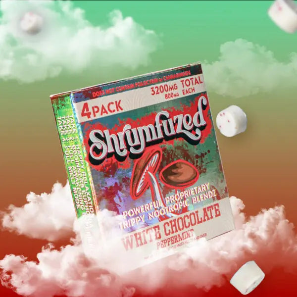 Shrumfuzed Mushroom Edibles Siesta G Siesta G Dispensary 4-Pack-3200Mg-White-Chocolate-Pepermint