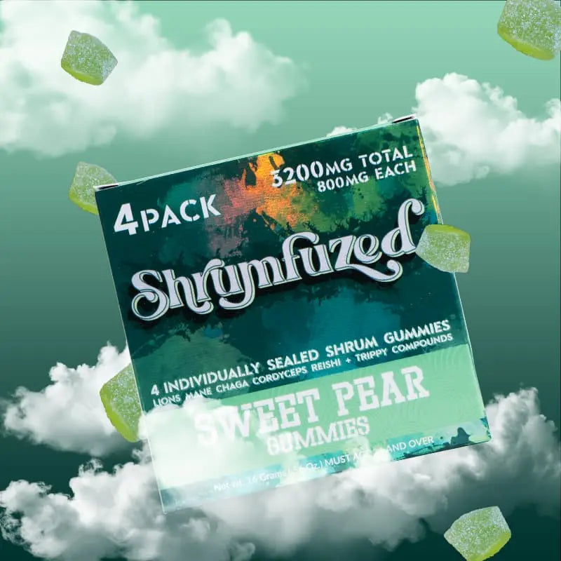 Shrumfuzed Mushroom Edibles Siesta G Siesta G Dispensary 4-Pack-3200Mg-Sweet-Pear