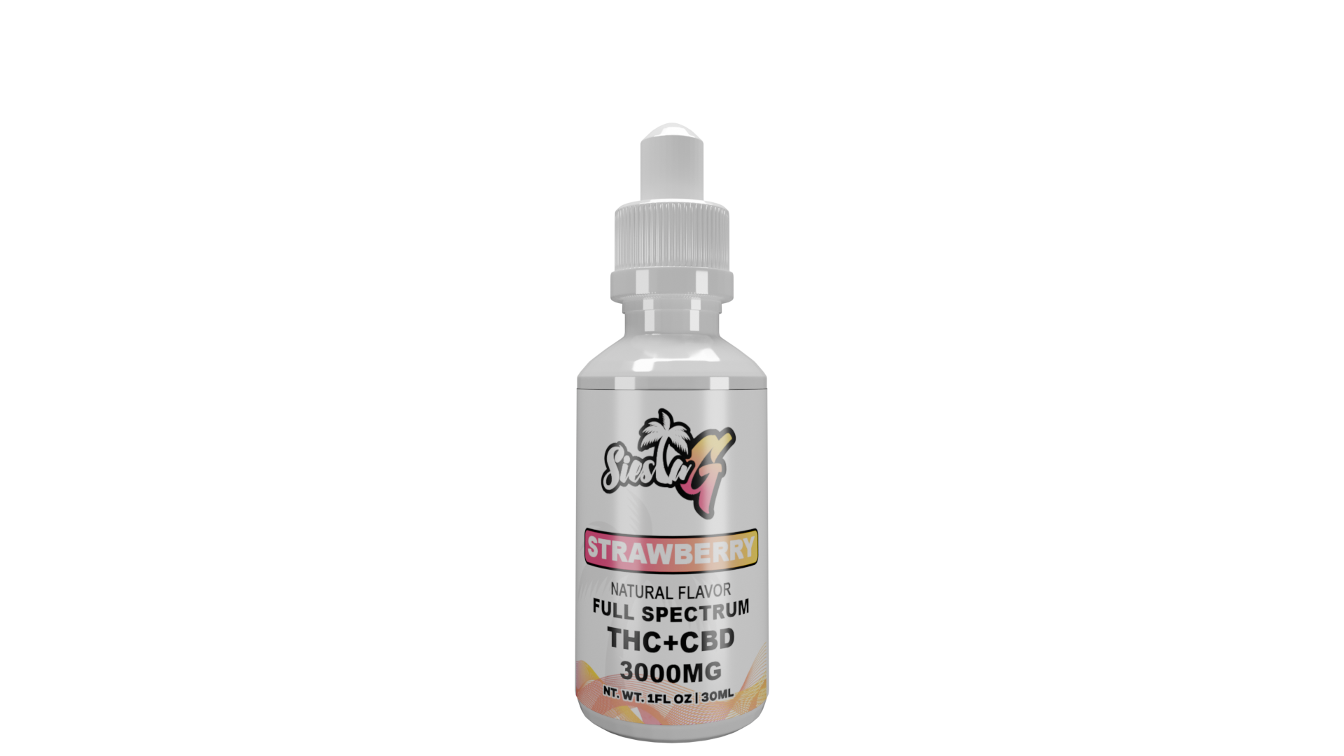 THC Blend Tincture 3000mg French Vanilla Drops