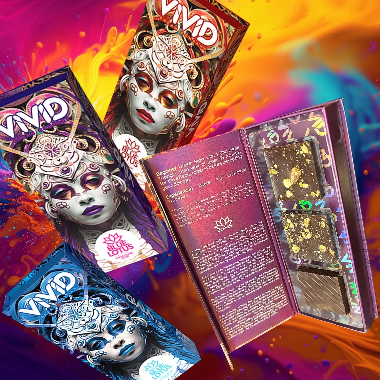 Vivid Vivid Blue Lotus Chocolate Siesta G Siesta G Dispensary