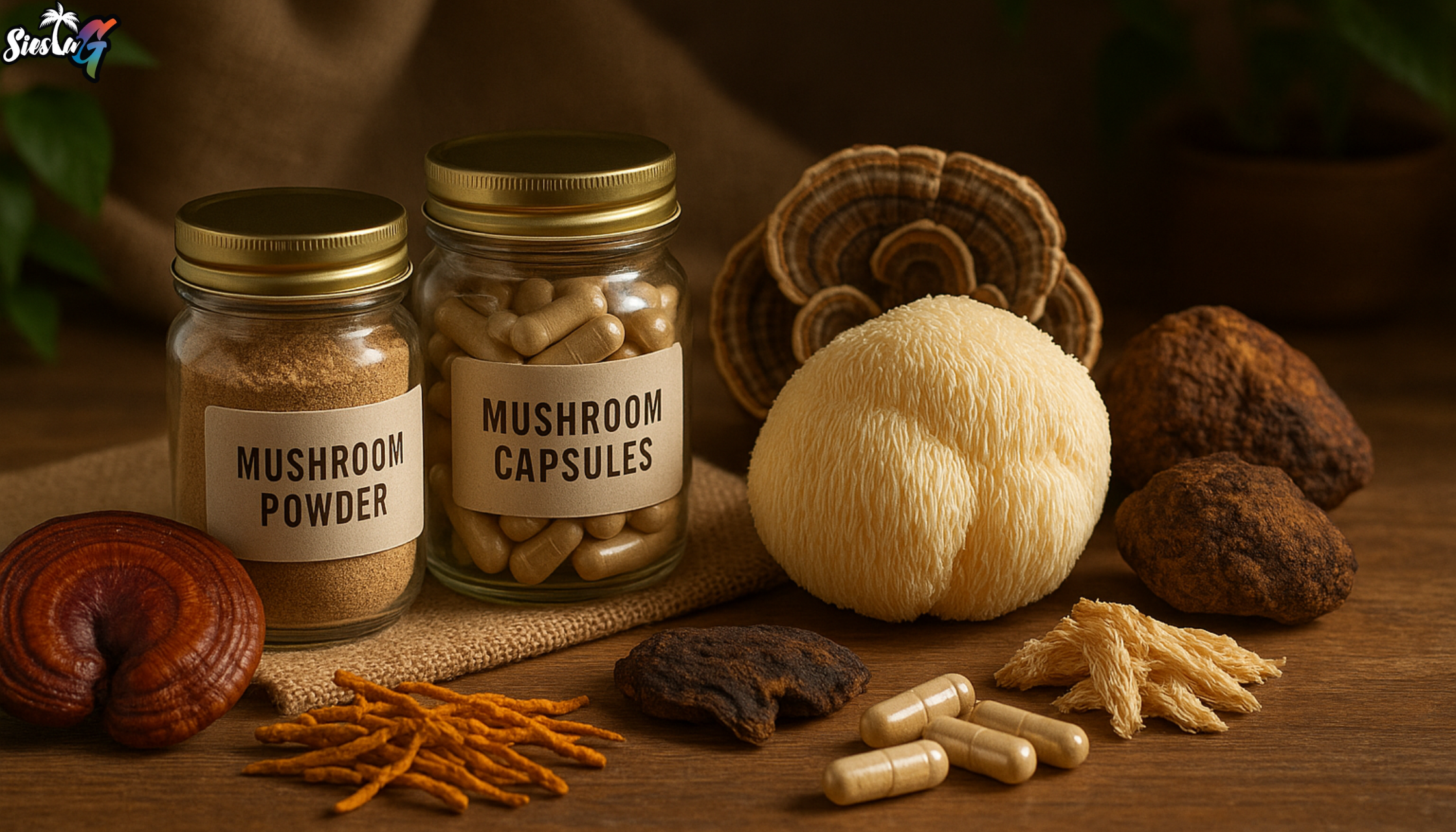 Adaptogenic Mushrooms for Stress Relief