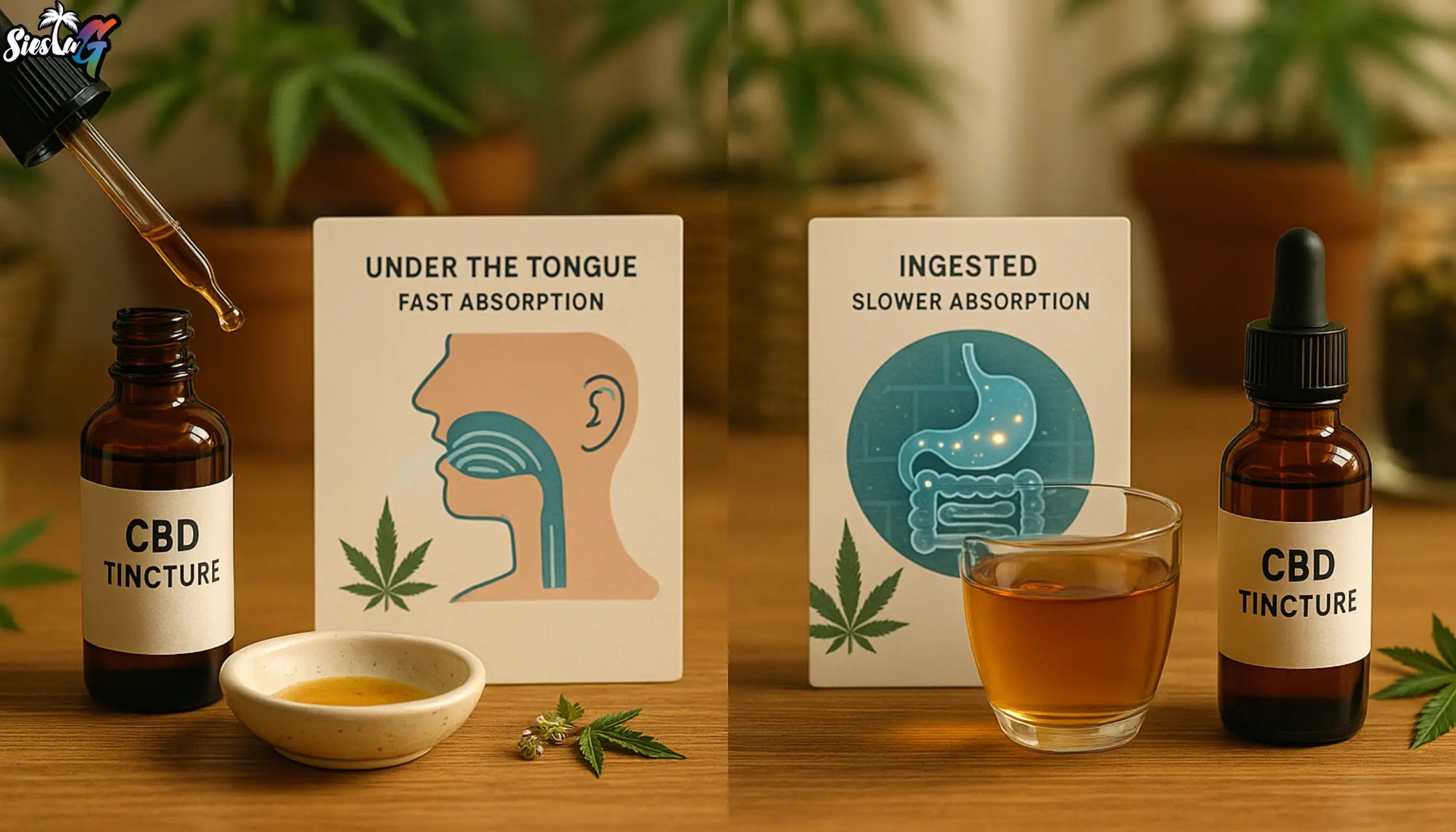 Sublingual vs Ingested CBD Tinctures