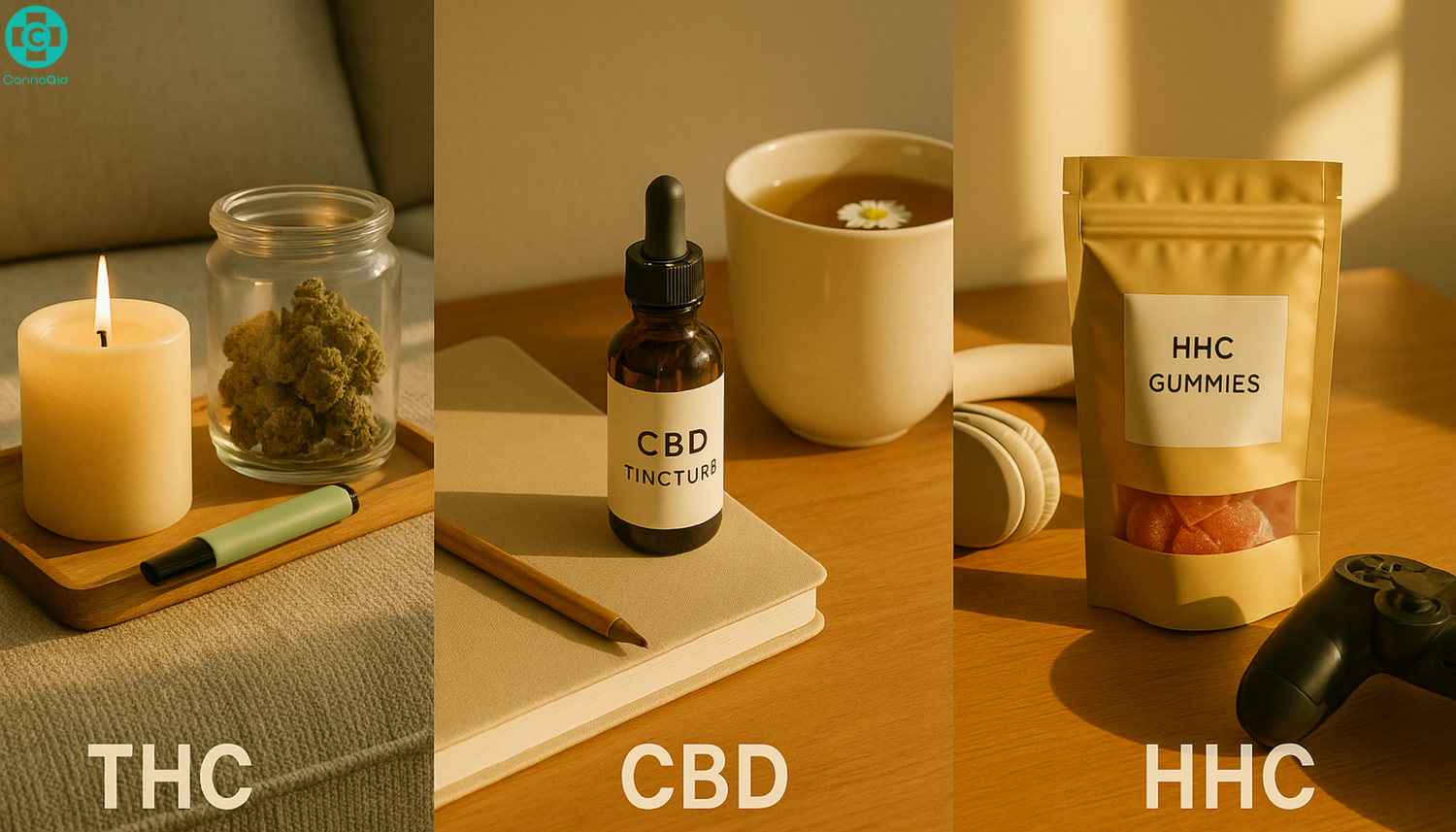 THC vs CBD vs HHC