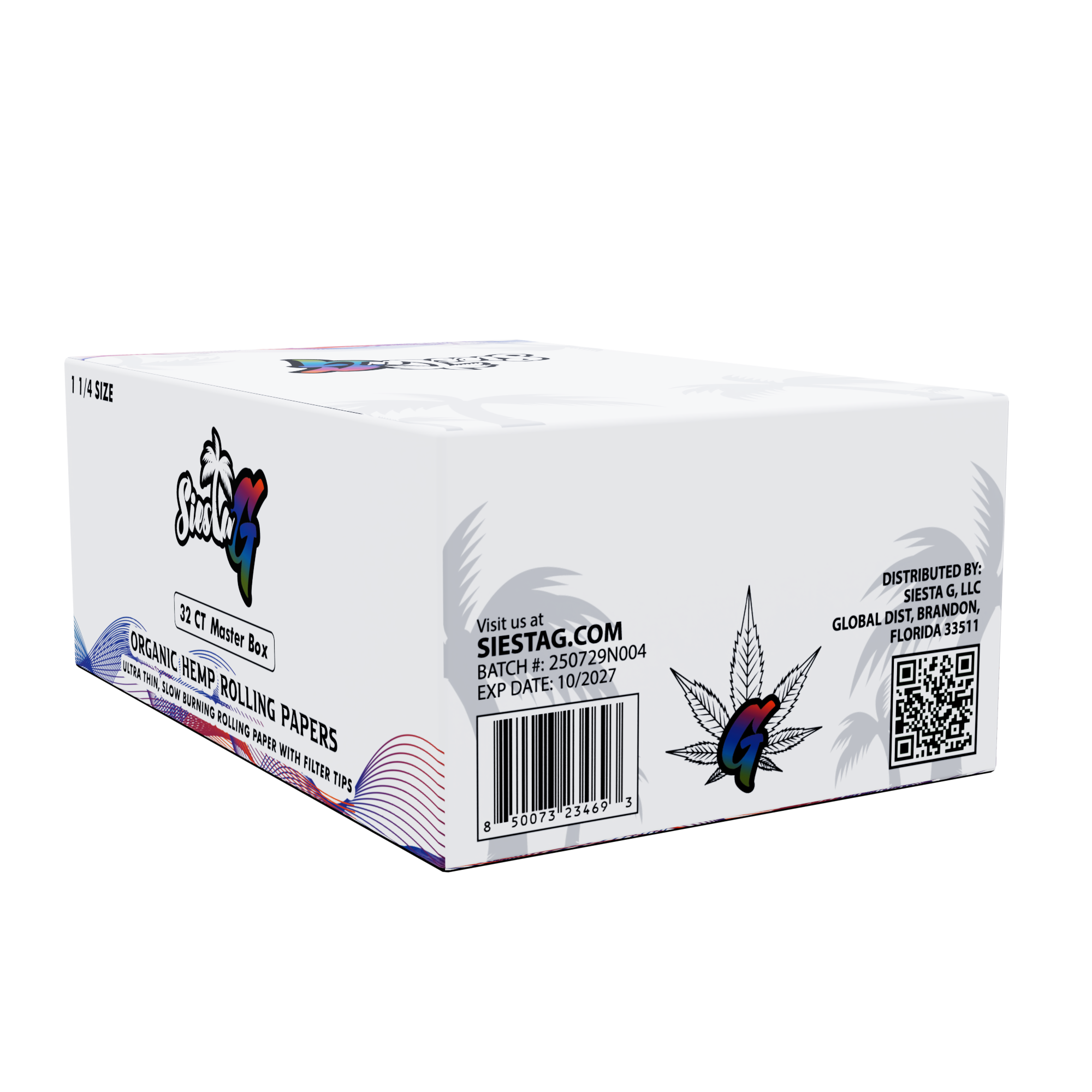 Rolling Papers Booklet 1/4 - 32 Sheets w/Tips and Magnet Close