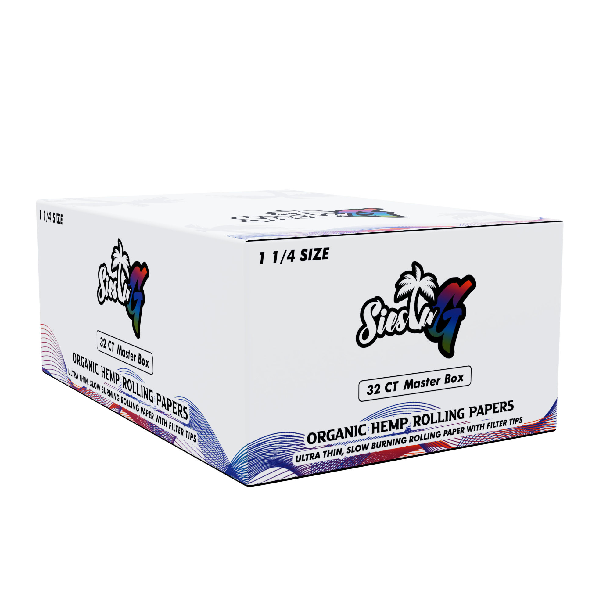 Rolling Papers Booklet 1/4 - 32 Sheets w/Tips and Magnet Close