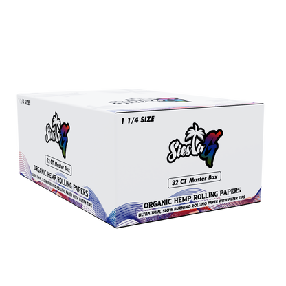 Rolling Papers Booklet 1/4 - 32 Sheets w/Tips and Magnet Close