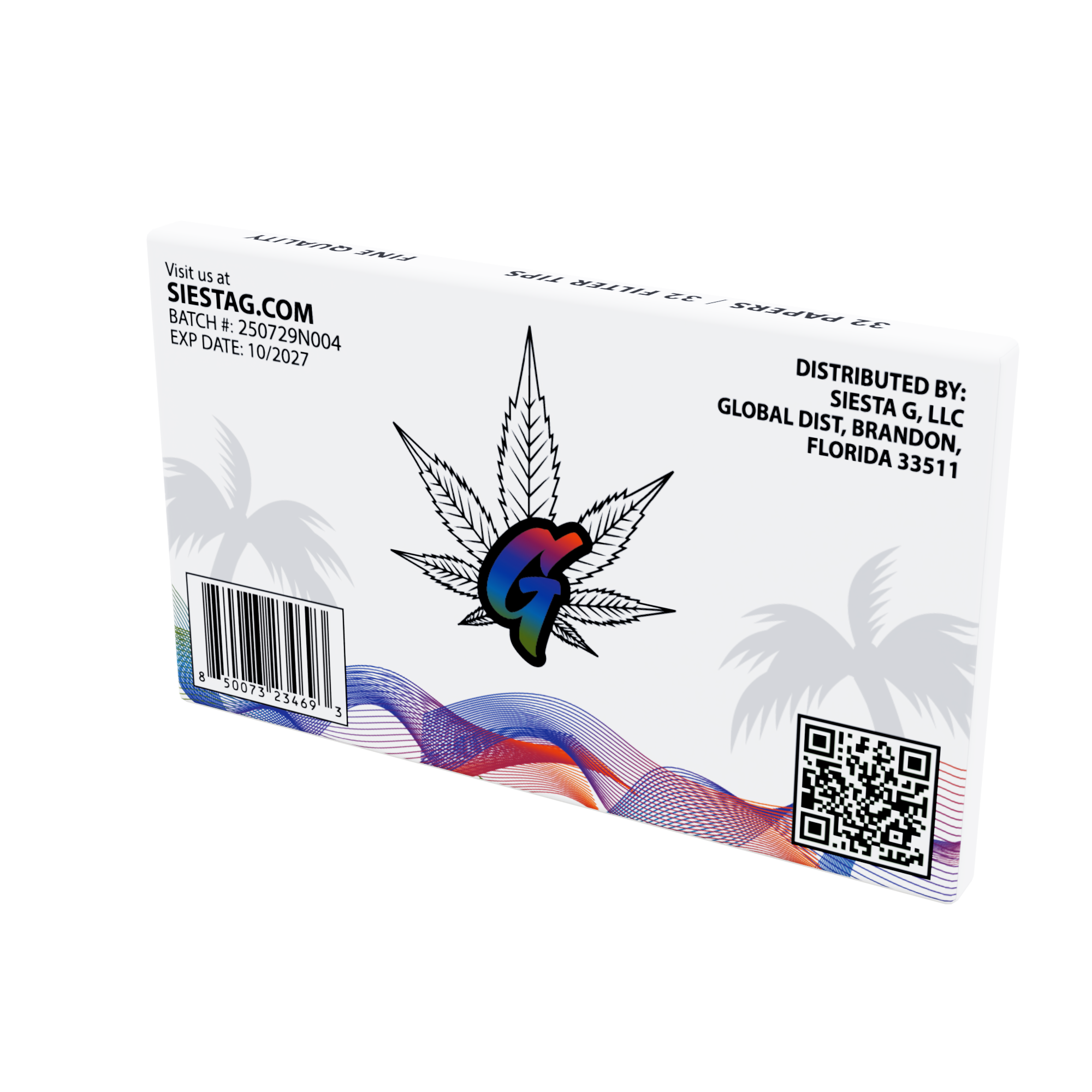 Rolling Papers Booklet 1/4 - 32 Sheets w/Tips and Magnet Close