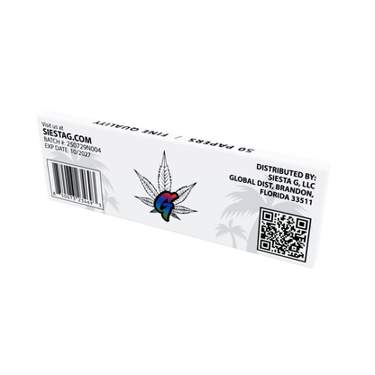 Rolling Papers Booklet 1/4 - 50 Sheets No Tips