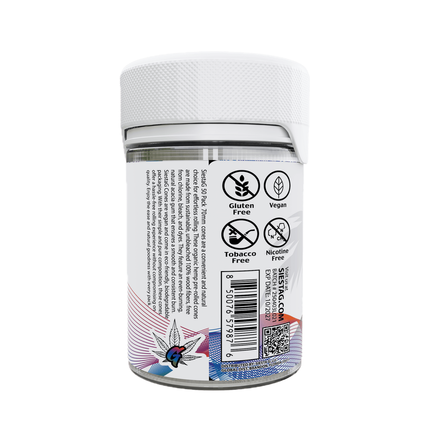 Organic Hemp Pre-Roll Cones Dog Walkers (50CT)