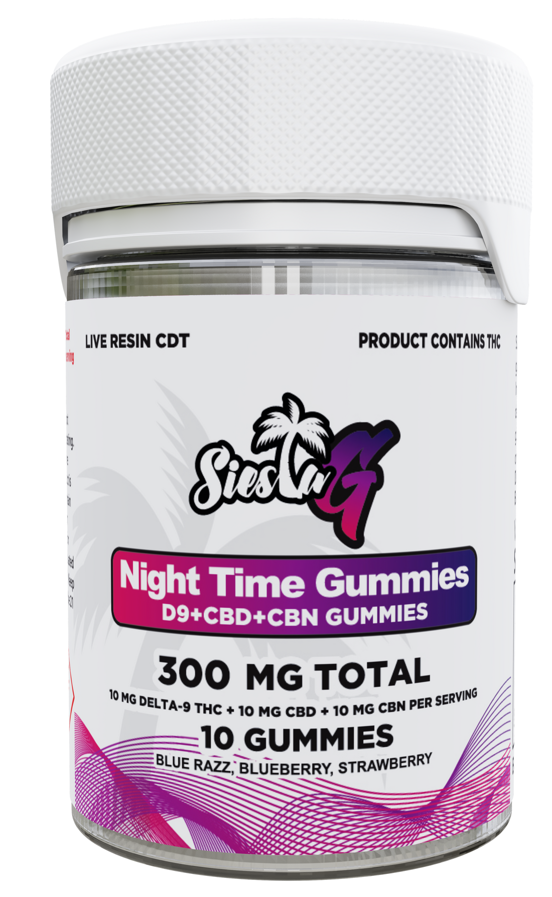 Siesta G - Nighttime Gummy (10ct) Siesta G  Siesta G