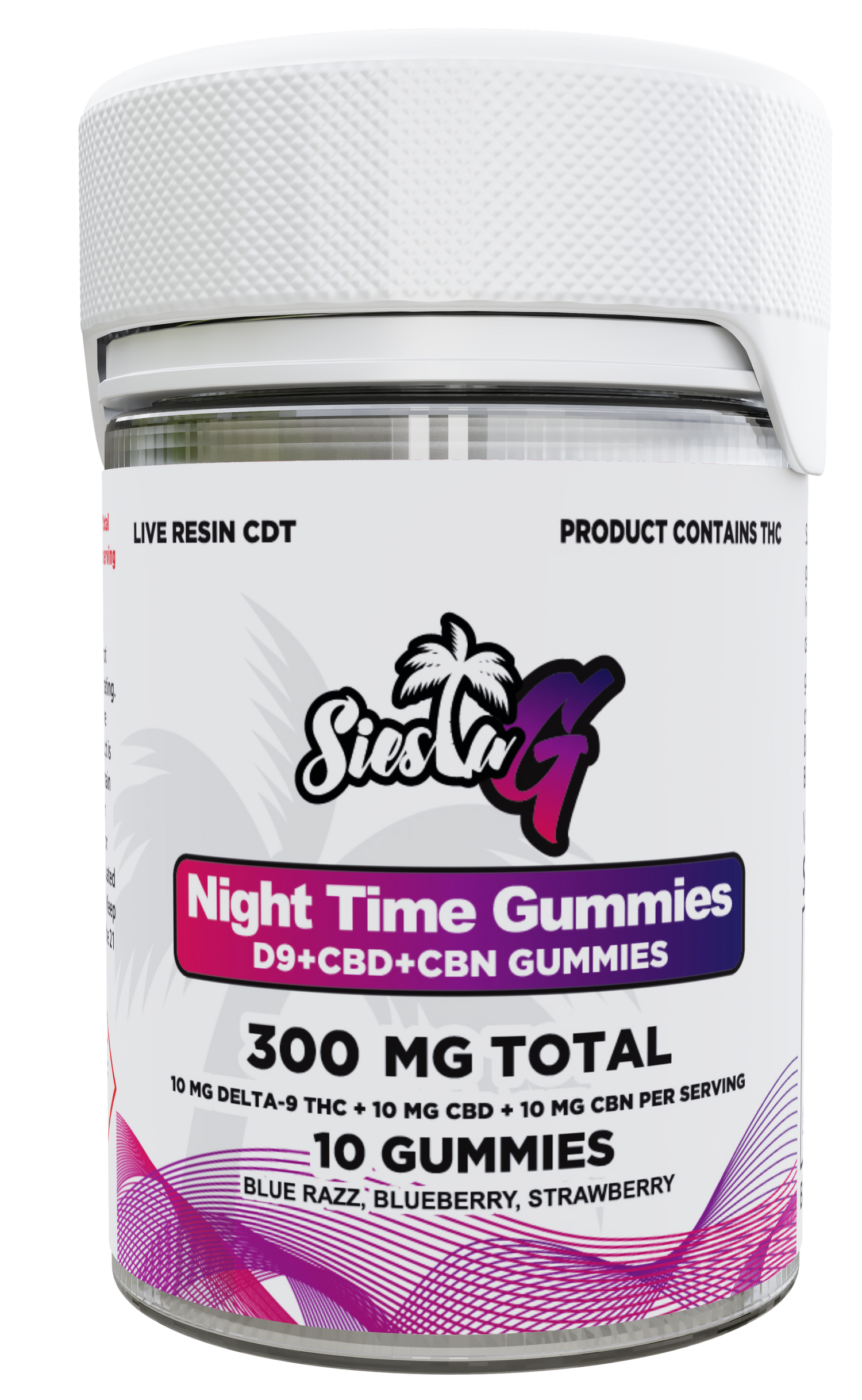 Siesta G - Nighttime Gummy (10ct) Siesta G  Siesta G