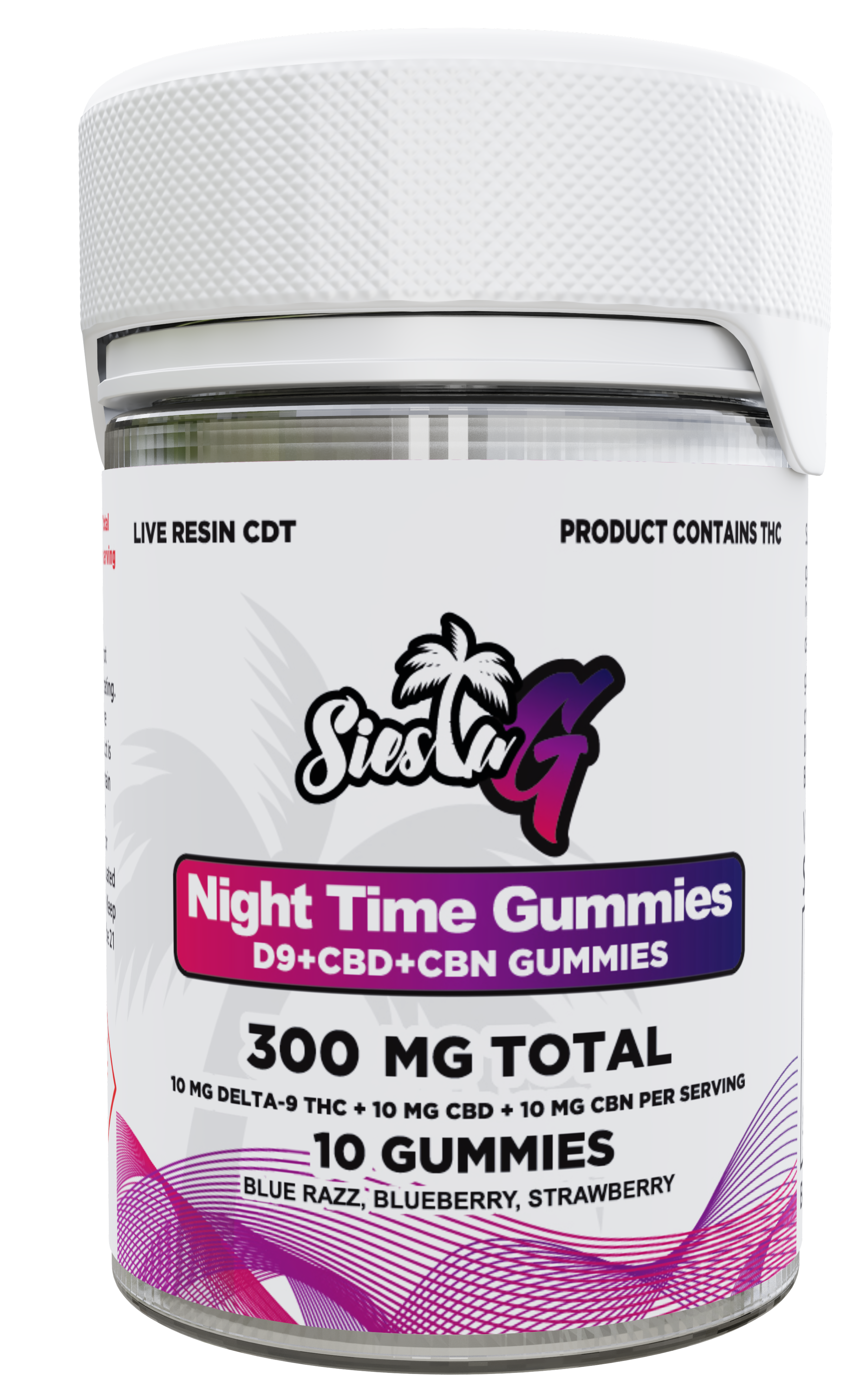 Siesta G - Nighttime Gummy (10ct) Siesta G  Siesta G
